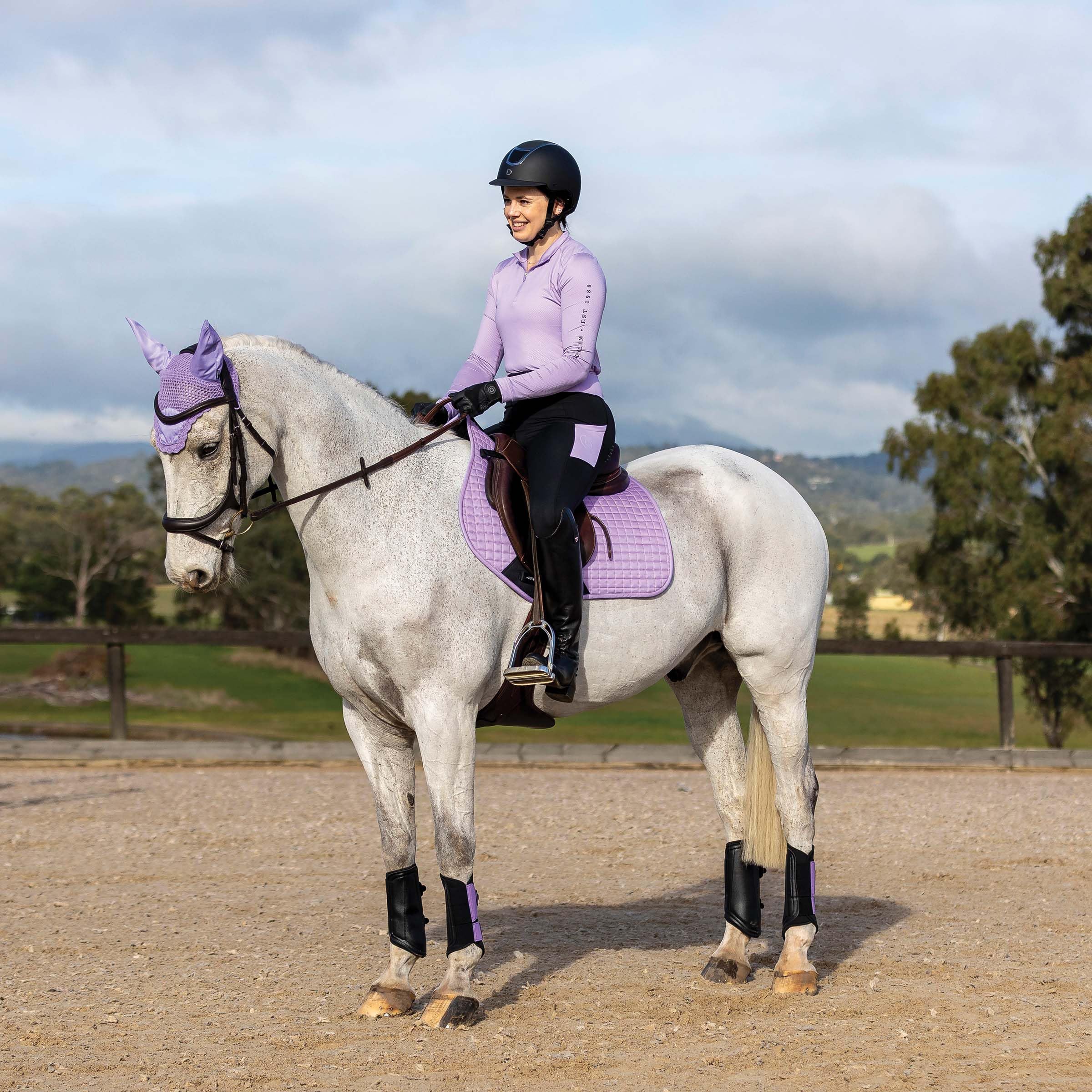 WeatherBeeta Prime All Purpose Saddle Pad - Breathable & Shock Absorbing Horse Riding Pad for English & Western Riding | Trail, Dressage & Show Jumping