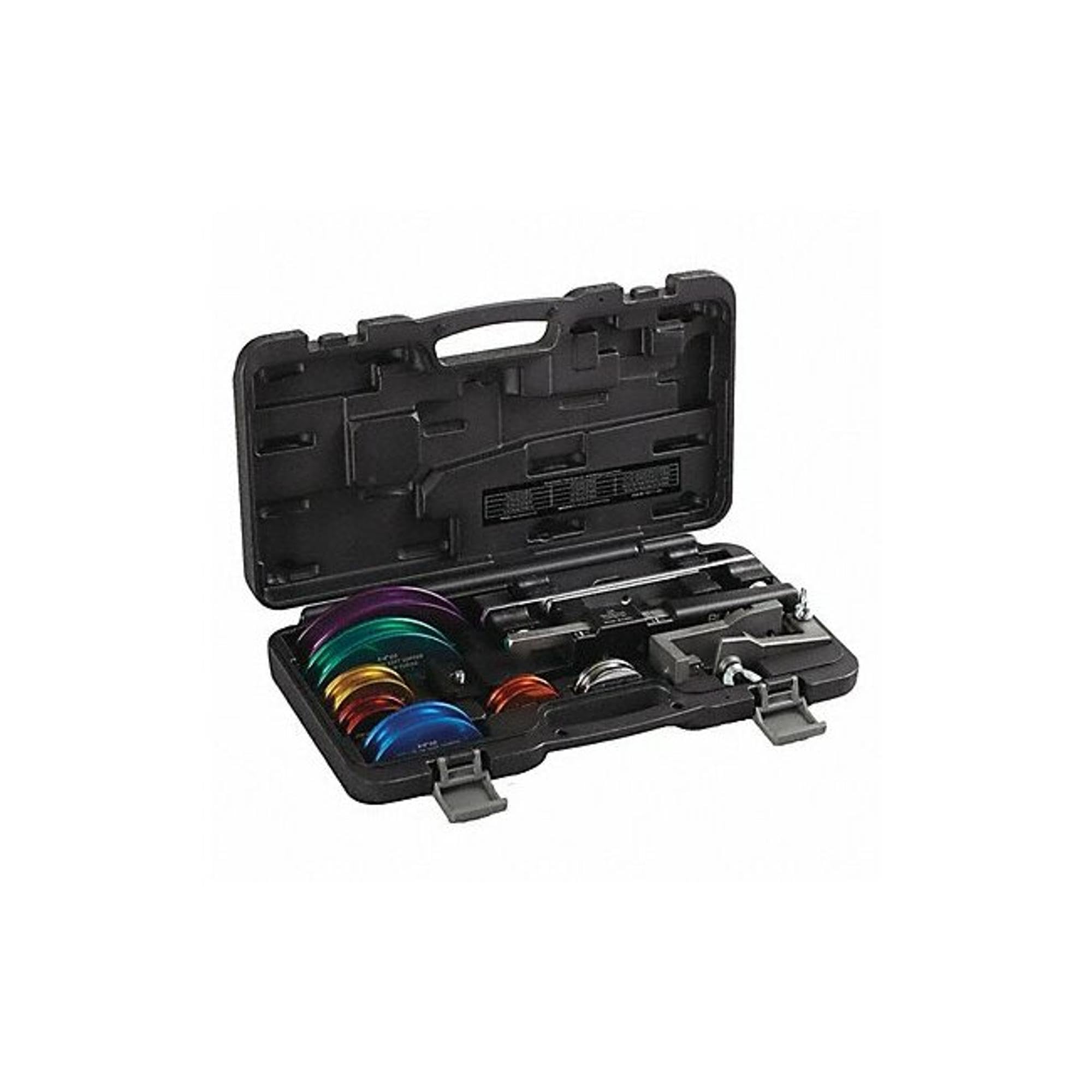 Professional Ratcheting Tubing Bender Set - Manual Pipe Bending Tool for Copper, Aluminum & Steel Tubes - Perfect for Plumbing, HVAC & Automotive Repair Projects