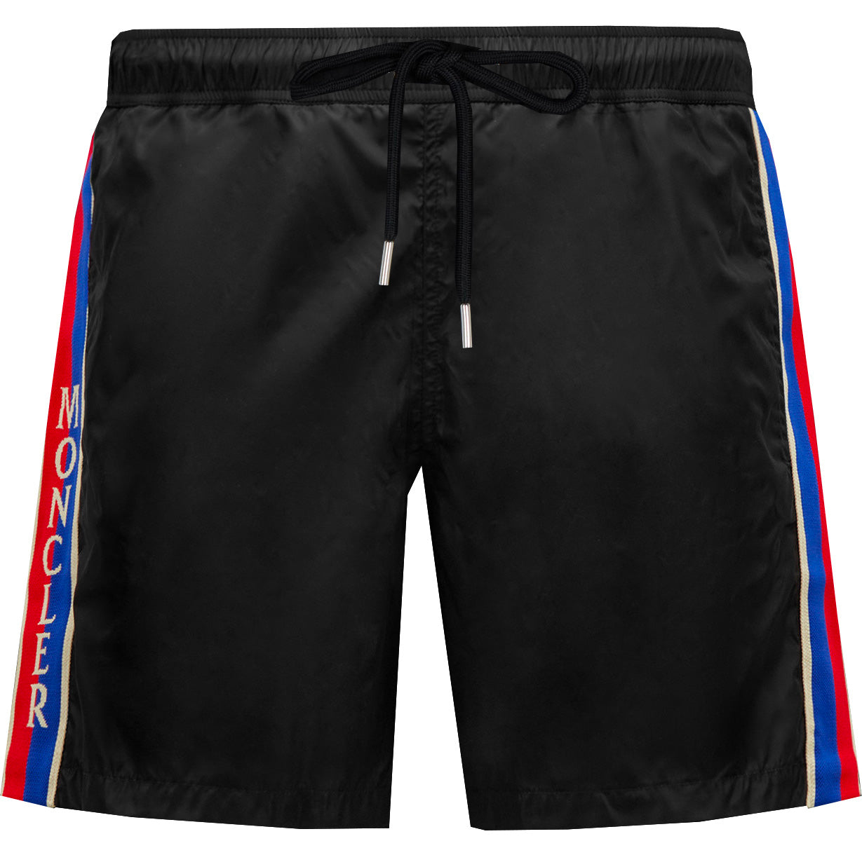 Moncler Tape Logo Swim Shorts for Men - Quick-Dry Comfortable Beach & Pool Swimwear - Perfect for Swimming, Vacation, and Summer Activities