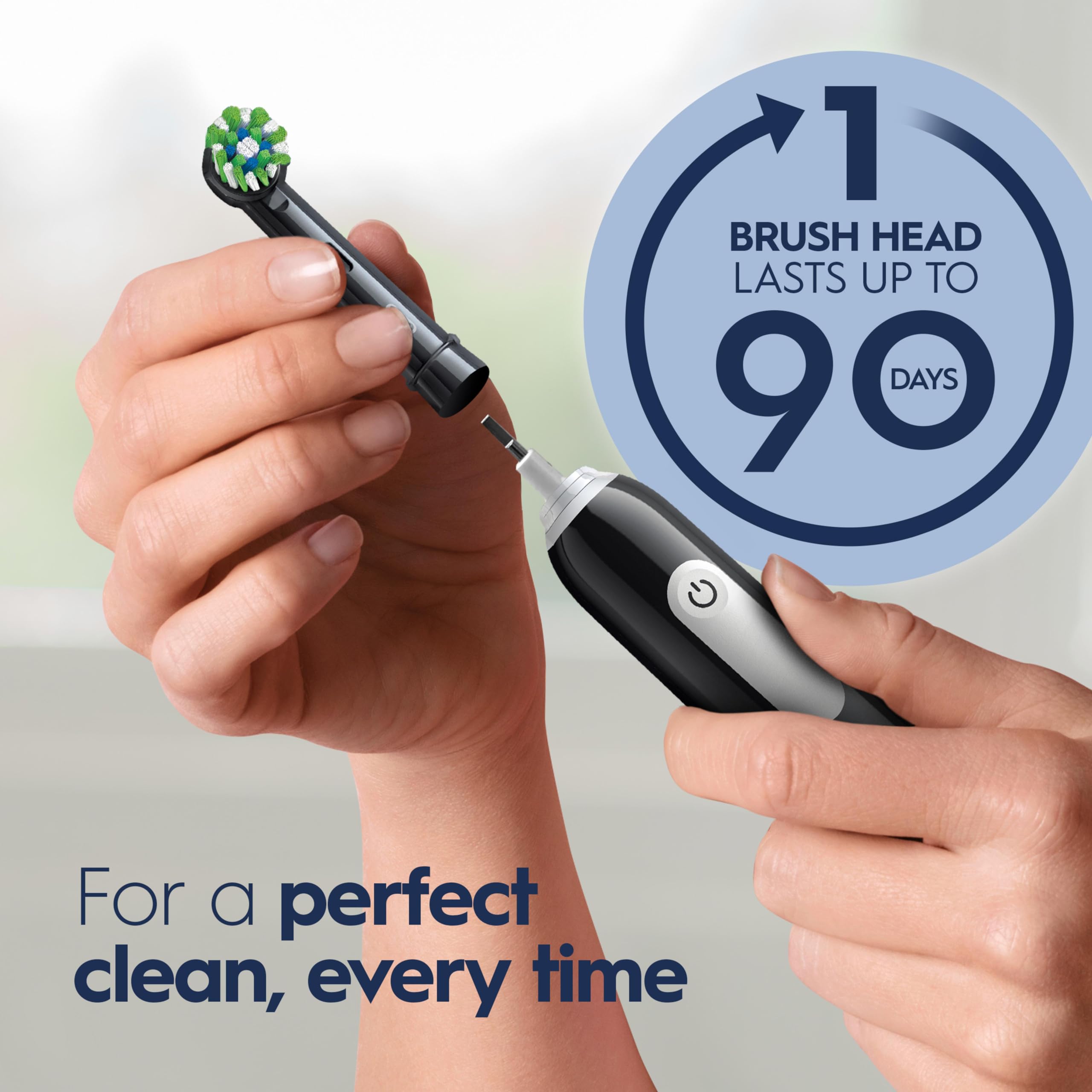 Oral-B Pro Limited Edition Rechargeable Electric Toothbrush - Black, Includes 2 Brush Heads & Travel Case - Perfect for Home Use, Travel, and Daily Oral Care