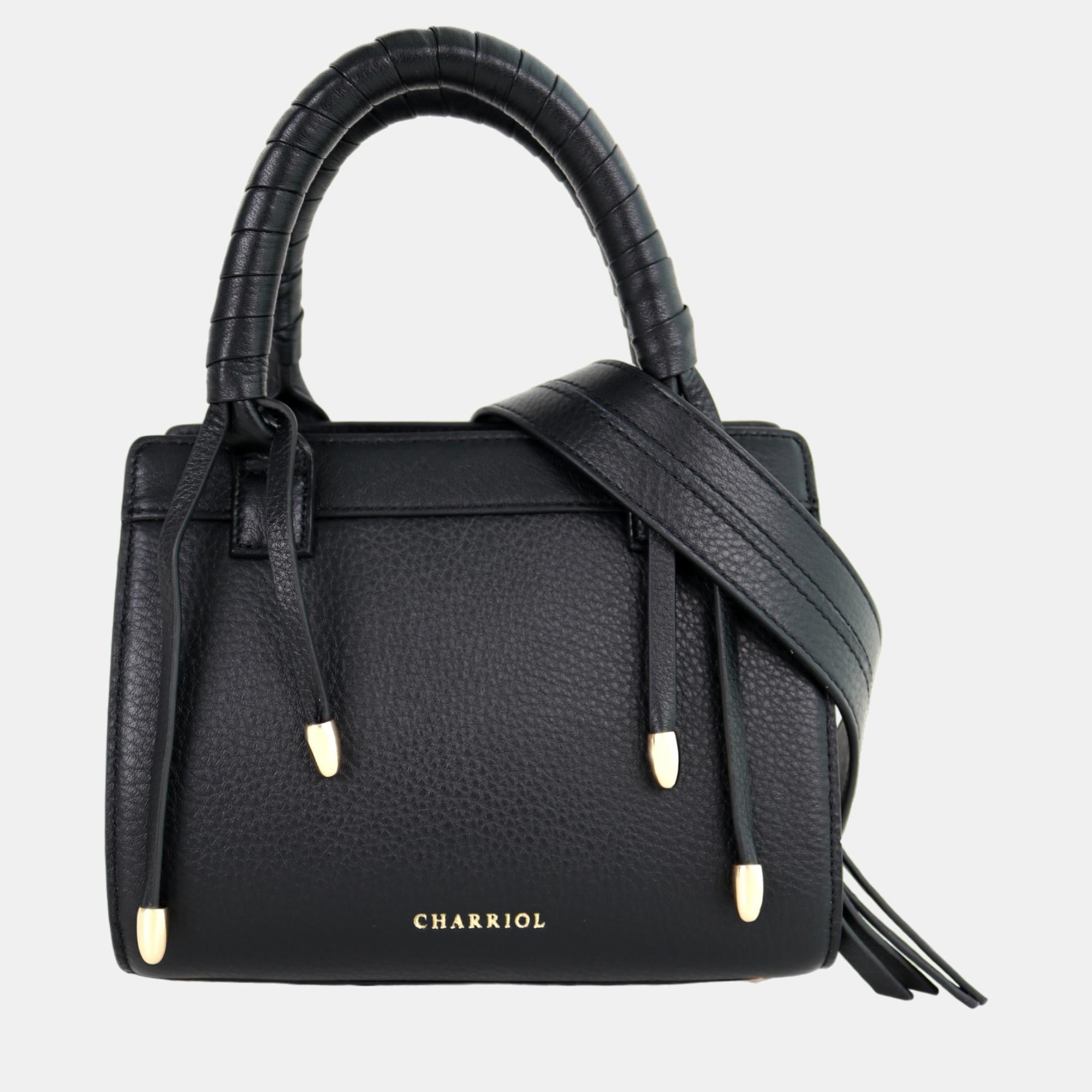 Stylish Black Leather Handbag for Women - Durable & Timeless Design - Perfect for Work, Travel & Everyday Use