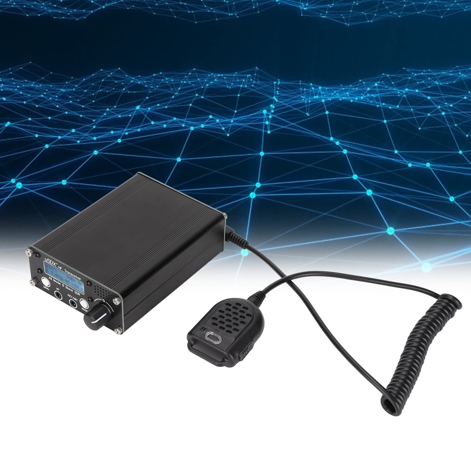 USDR USDX SDR Transceiver - 8 Band Full Mode HF SSB QRP Radio Transceiver for Amateur Radio, Signal Receiving & Emergency Communication | Portable Ham Radio for Field Operations, Camping & Disaster Preparedness