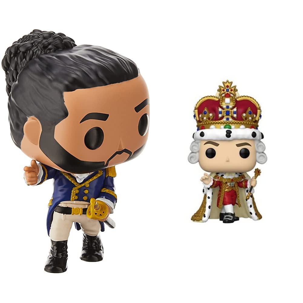 Funko Pop! Broadway: Hamilton - Lafayette & King George Exclusive 2021 Fall Convention Collectible Figures | Perfect for Hamilton Fans, Theater Lovers, and Pop Culture Collectors