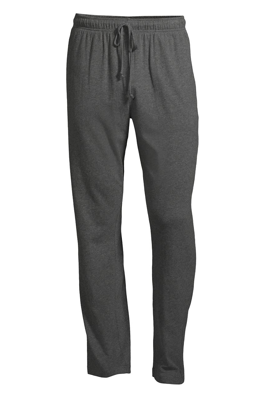 Lands' End Men's Comfortable Knit Jersey Sleep Pants - Soft Lounge Pajama Bottoms for Relaxing at Home & Travel