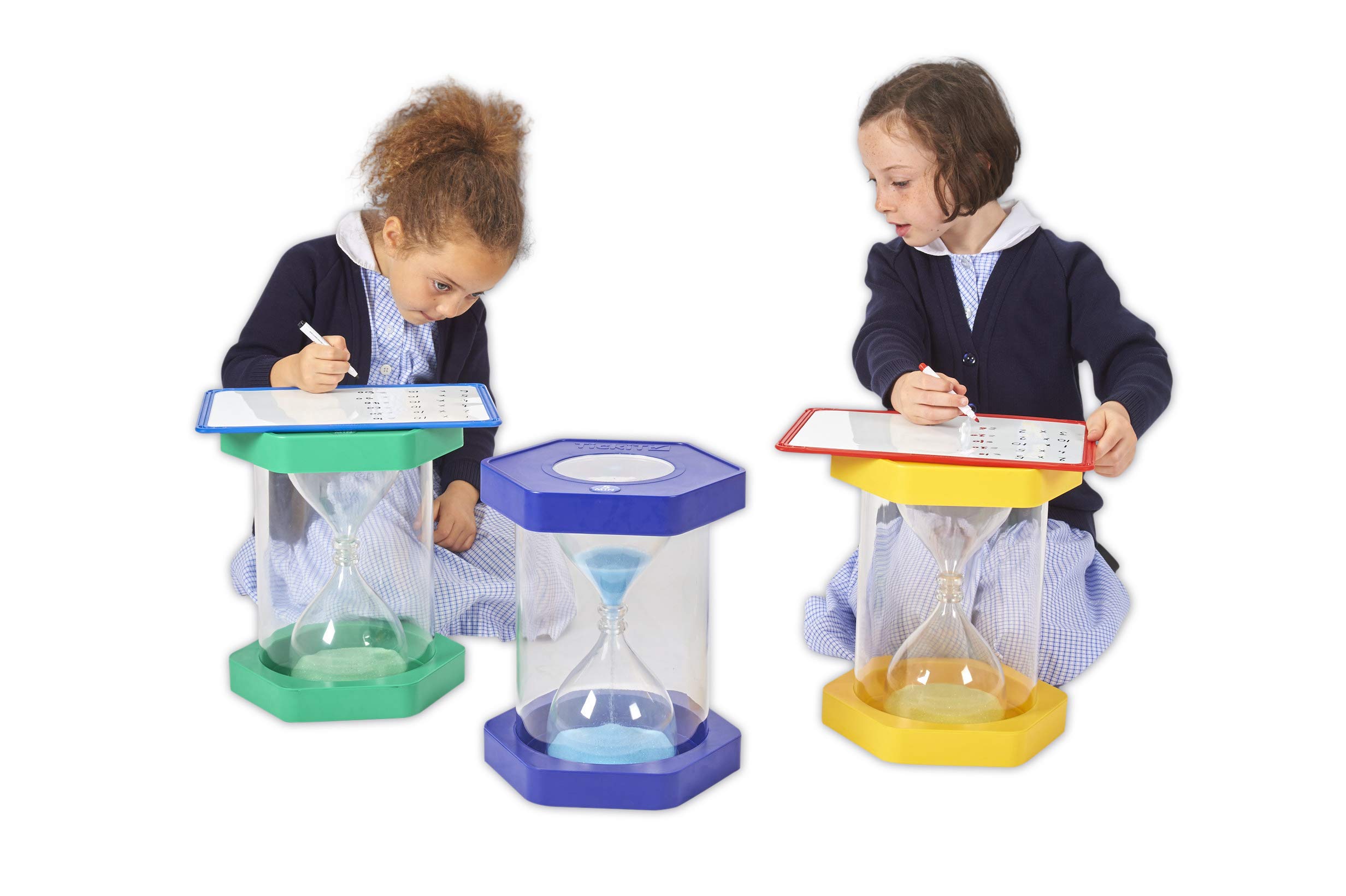 TickiT 9506 Giant Clearview 1-Minute Sand Timer - Large Visual Timer for Classroom, Kitchen, Therapy & Kids Activities - Perfect for Time Management & Sensory Play