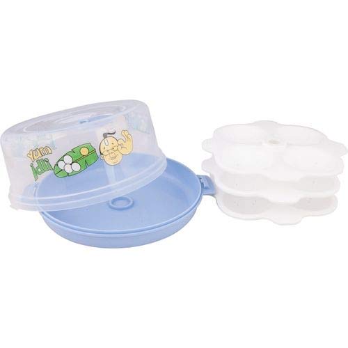 Premium Stainless Steel Idli Maker & Dhokla Steamer - 12 Mould Tray with Base for Indian Breakfast | Microwave & Stovetop Safe | Perfect for Idli, Dhokla, Pancakes & Healthy Snacks