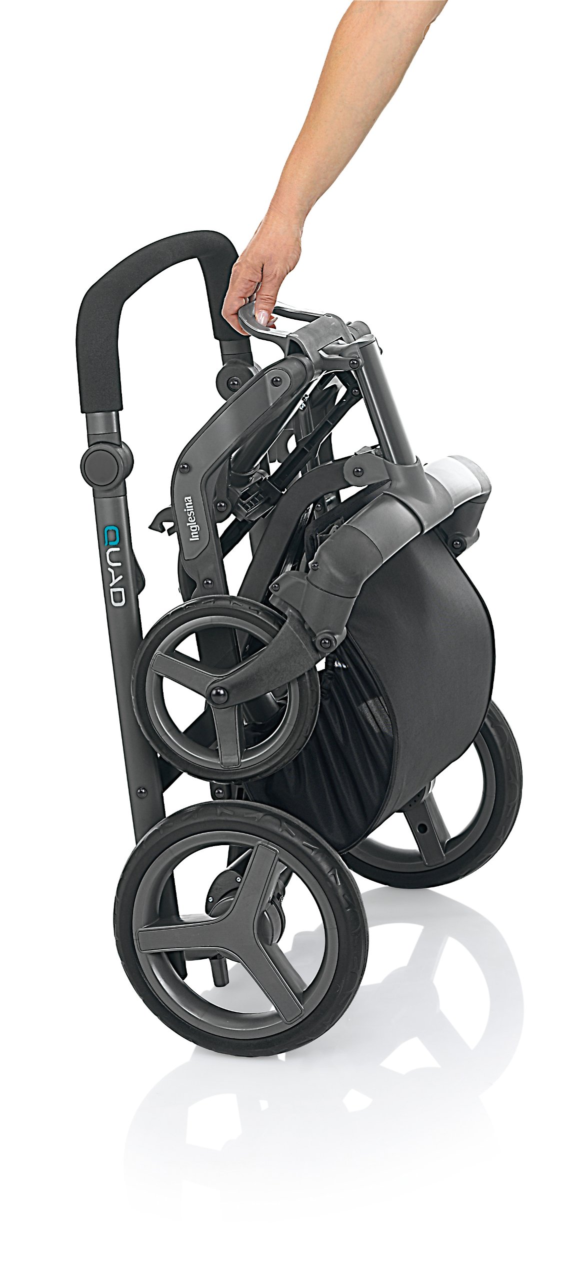 Inglesina Quad Stroller Vulcano - Lightweight 4-Wheel Baby Stroller with Adjustable Canopy & Storage Basket | Perfect for Travel, Shopping & Daily Walks