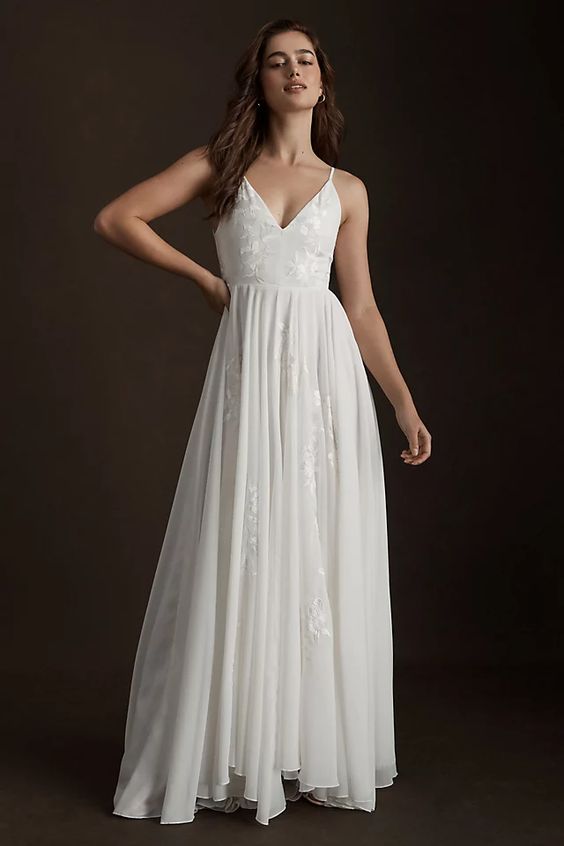 BHLDN Bonaire Wedding Gown - Elegant Lace Bridal Dress for Beach & Destination Weddings