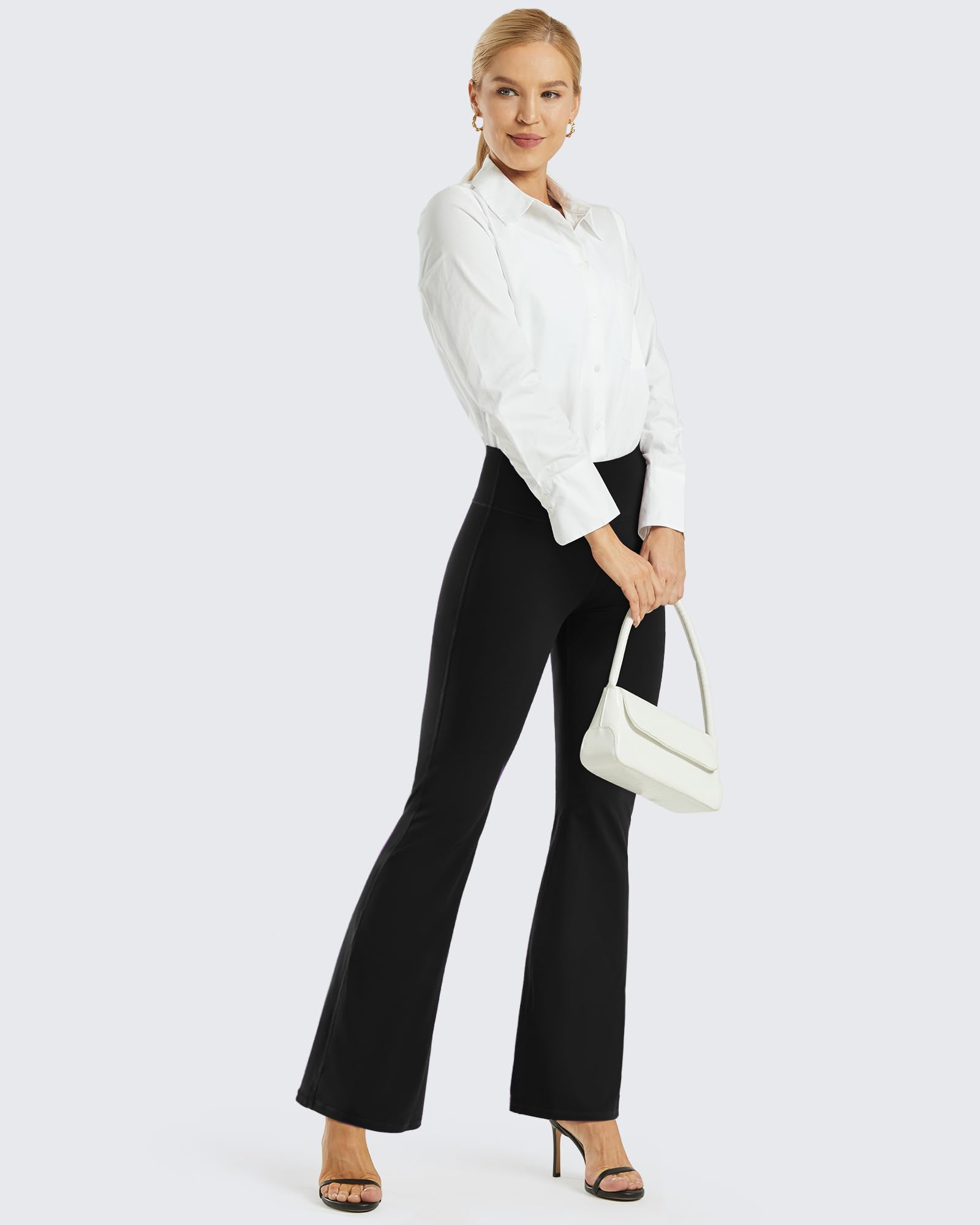 **Women's High Waist Bootcut Yoga Pants - Flare Leggings for Workout & Casual Wear (29