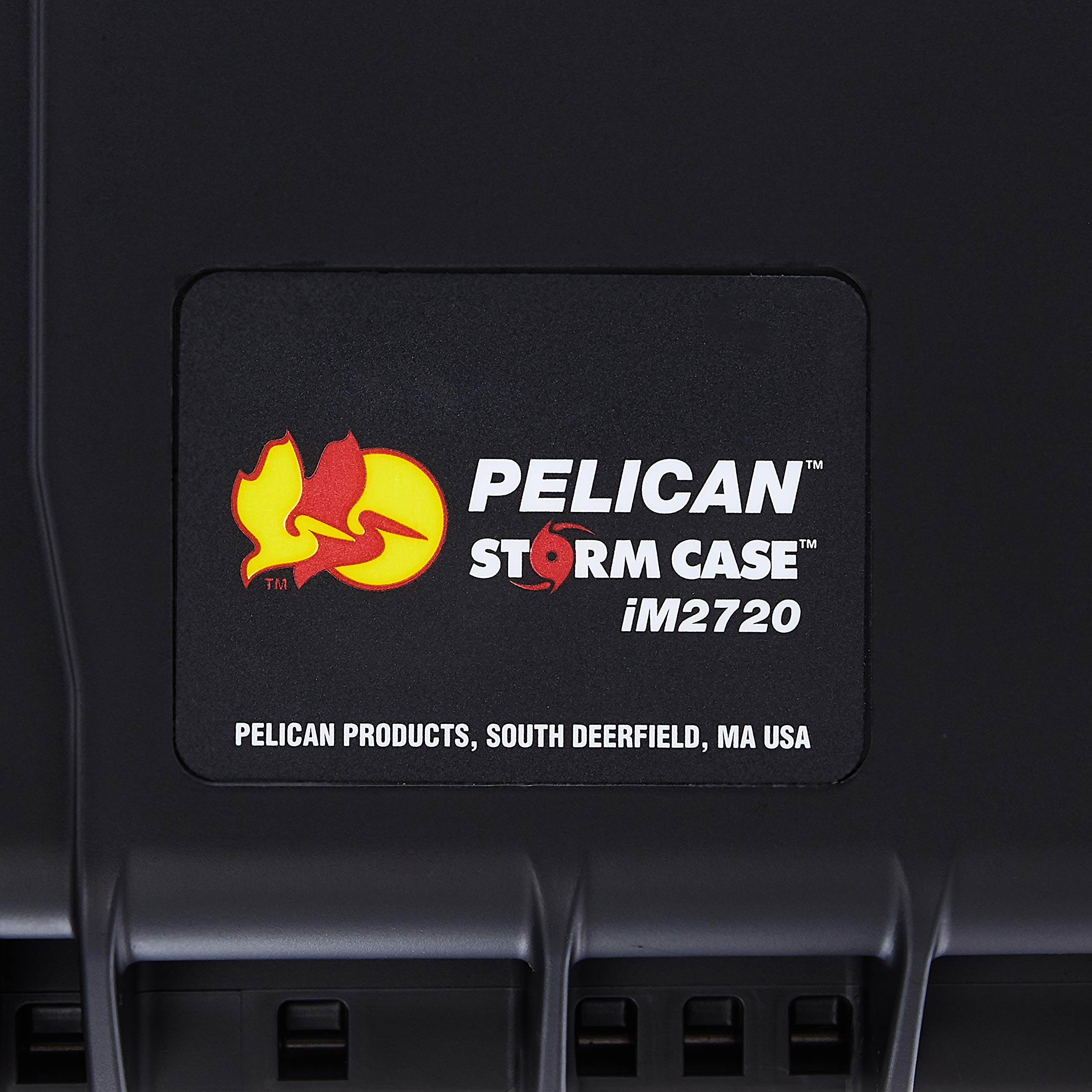 Pelican Storm iM2720 Waterproof Hard Case with Foam Insert - Black | Shockproof Protective Storage for Cameras, Electronics & Equipment | Outdoor Travel, Marine & Rugged Use