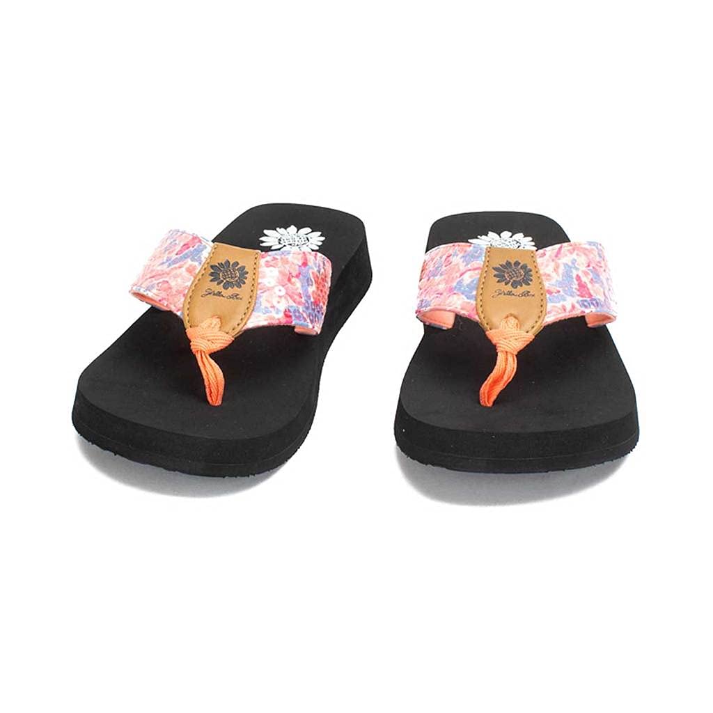 Faolan Women's Comfortable Yellow Box Sandals - Stylish Casual Slip-On Shoes for Beach, Walking & Summer Outfits