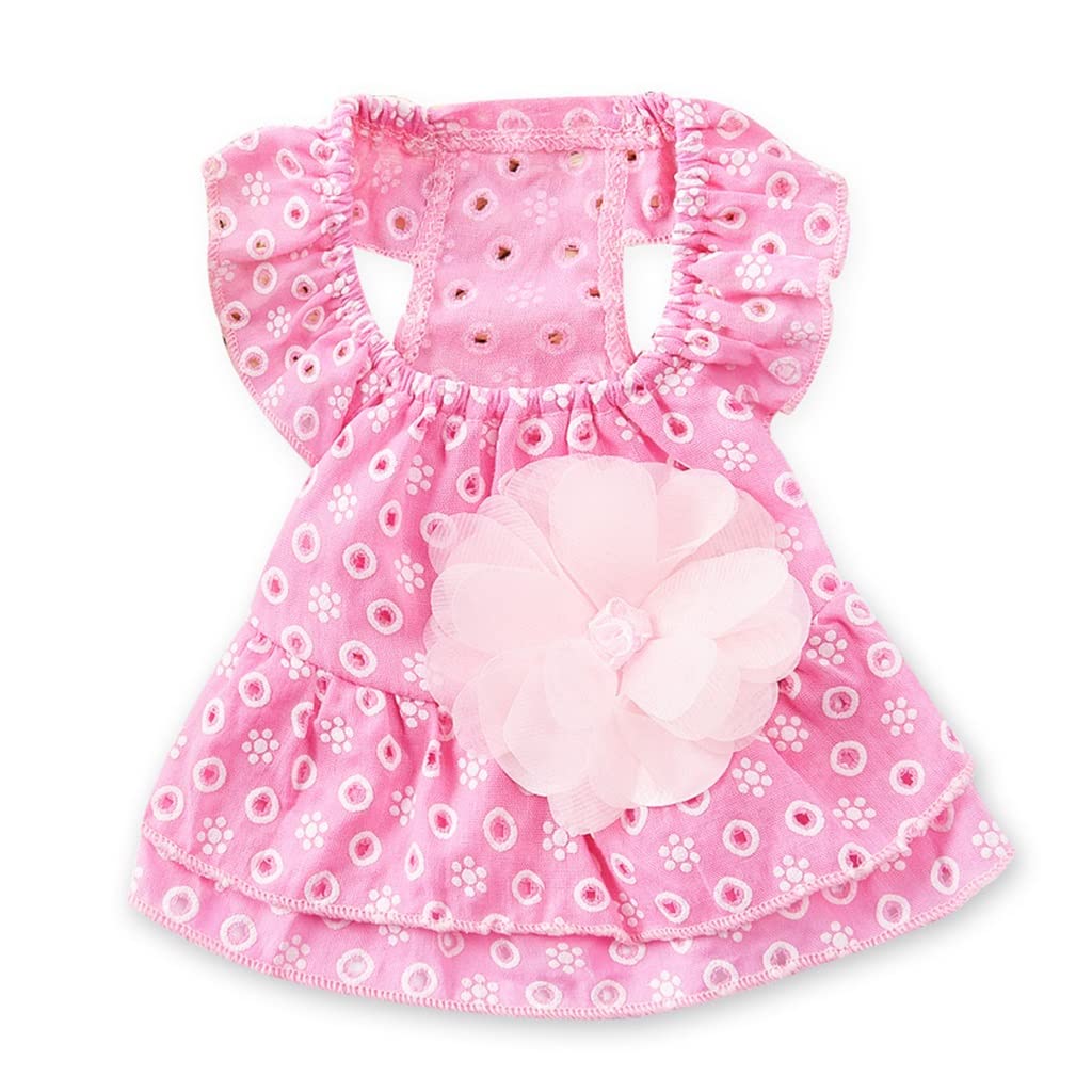 Printed Dog Skirts & Pet Dresses - Princess Style Sling Skirt for Small Medium Dogs | Wedding Outfits for Cats & Dogs (Color A, Size S) | Perfect for Pet Weddings, Parties & Photo Shoots