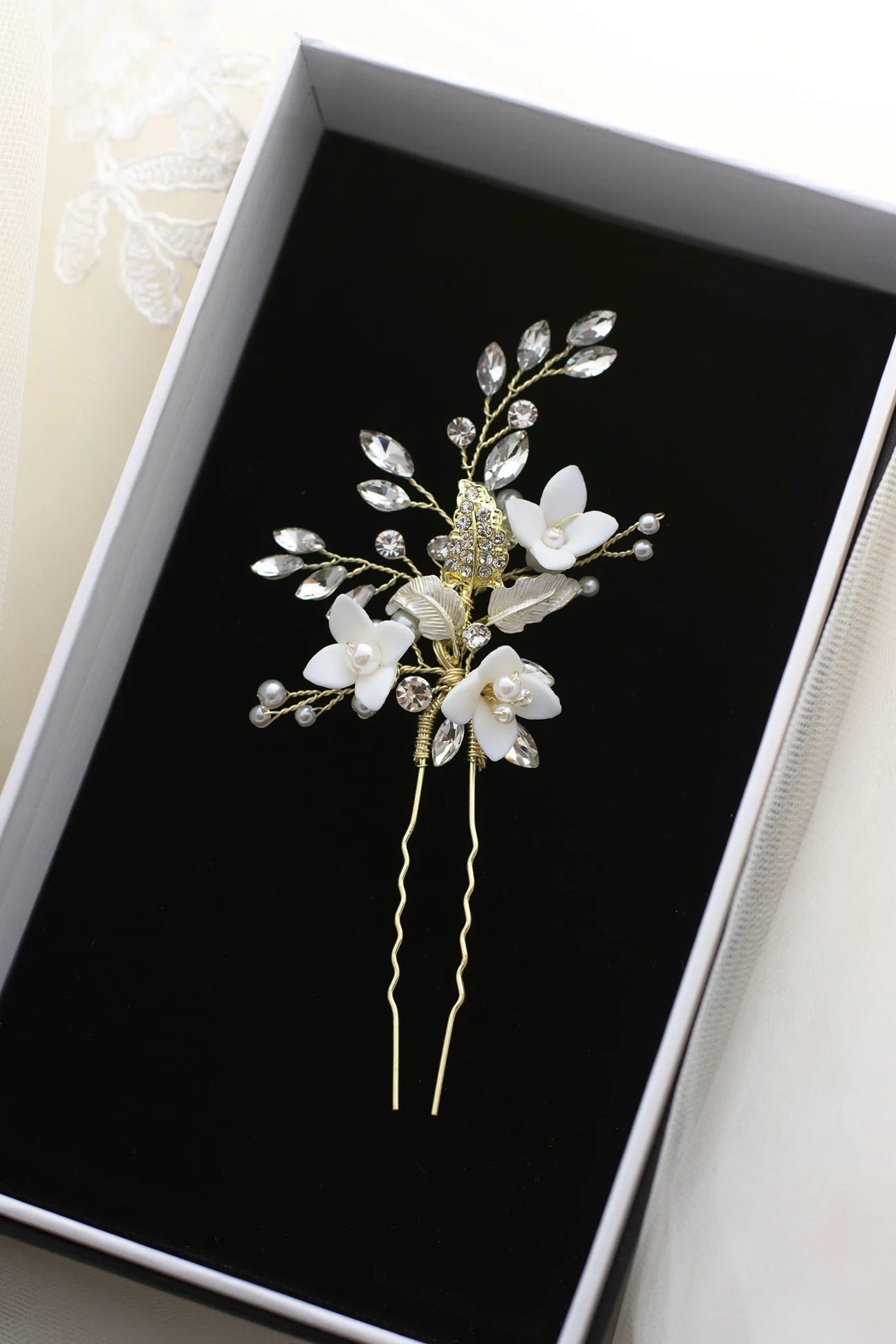 Lilith Hairpin for Women - Elegant Vintage Hair Clips, Boho Hair Accessories for Bridal, Wedding, Party & Everyday Use
