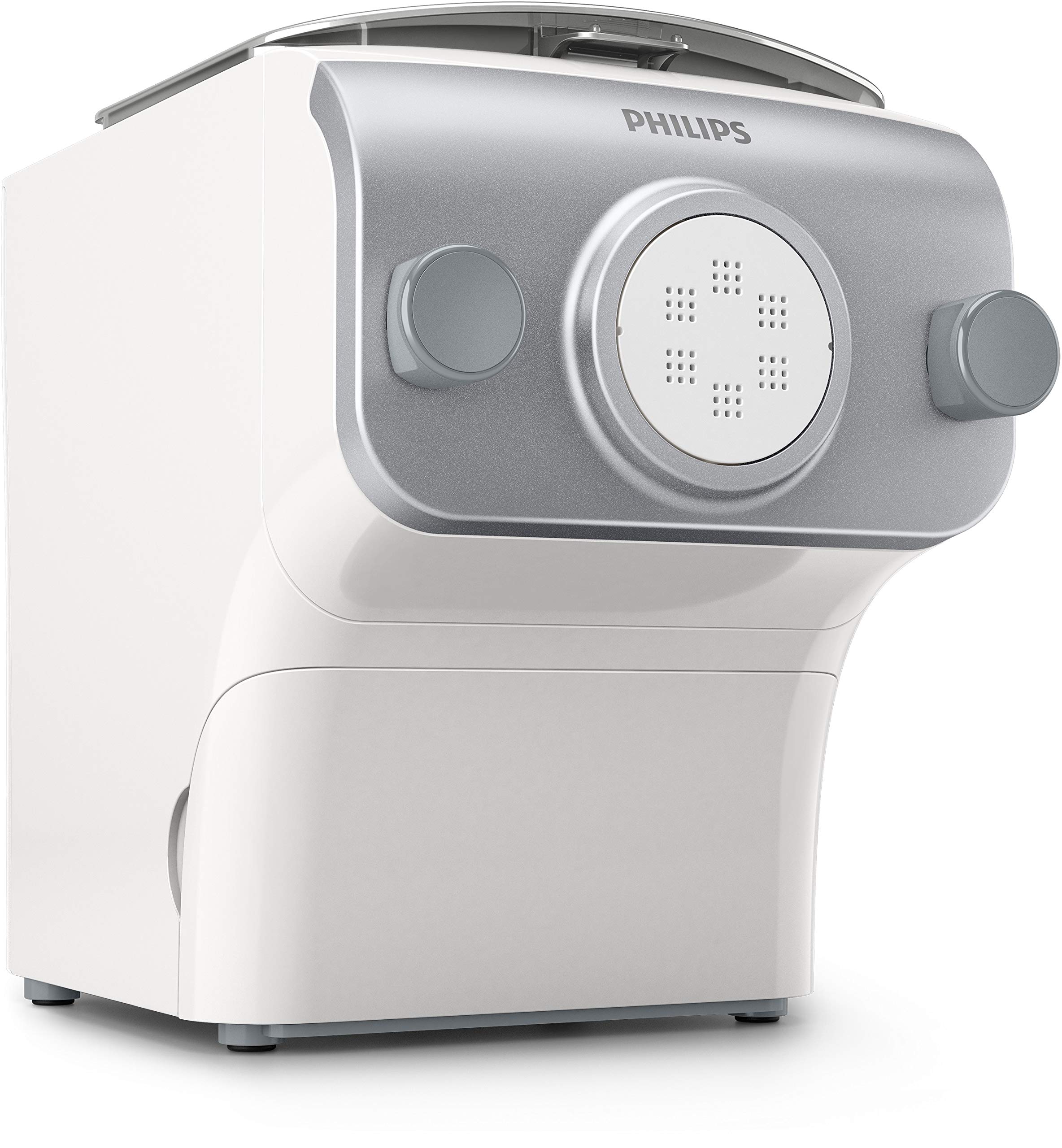 Philips HR2375/06 Large Pasta and Noodle Maker Plus - Automatic Dough Kneading & Fresh Pasta Extruder for Homemade Spaghetti, Fettuccine, Lasagna - Perfect for Italian Cuisine, Family Dinners & Restaurant-Style Meals at Home