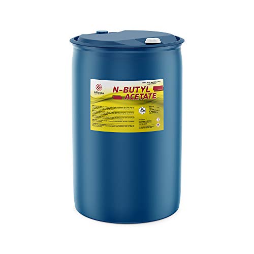 **N-Butyl Acetate Solvent - 55 Gallon Drum (Industrial & Commercial Grade) - Ideal for Photographic Film, Nail Polish Removers, Lacquers, Perfumes, Oils & Resins - Made in USA - Perfect for Manufacturing, Cleaning & Chemical Processing**