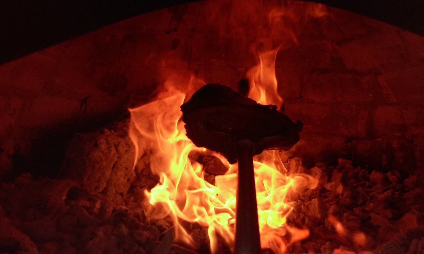 Premium Lisboa Brick Pizza Oven Stone Arch - Outdoor Wood Fired Oven for Authentic Italian Pizza, Bread & Baking - Perfect for Backyard, Patio & Garden Cooking