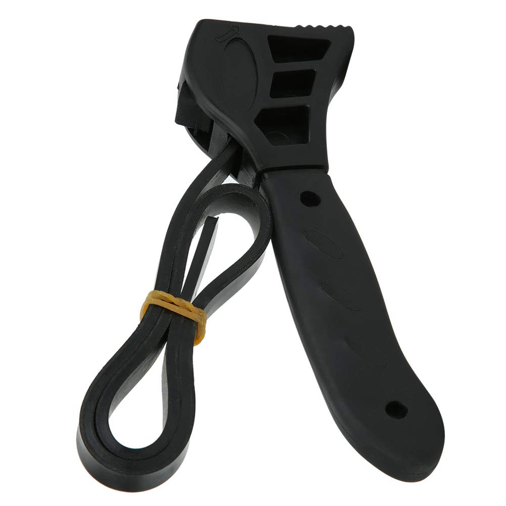 Fafeicy Adjustable Rubber Strap Wrench - Oil Filter Tool with Bottle Opener for Pool, Diesel & Automotive Filters - Perfect for DIY Repairs, Plumbing & Mechanical Maintenance