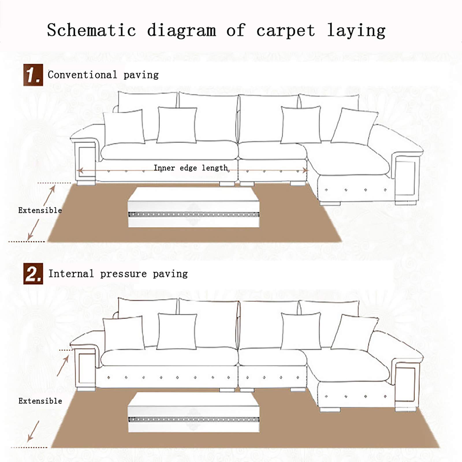 3D Printed Non-Slip Area Rug - Optical Illusion Carpet with Soft Flannel Backing for Living Room, Bedroom, Hallway - Low Profile Door Mat for Home & Office Use