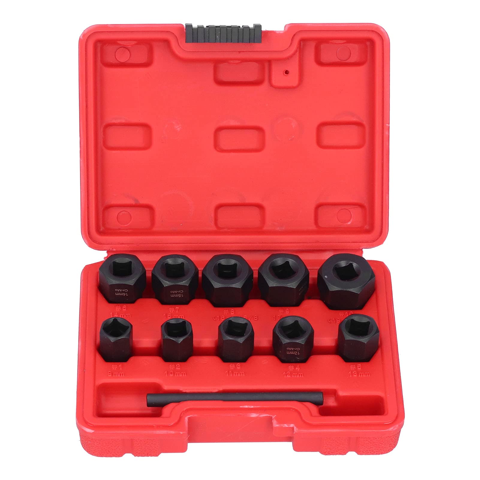 Stainless Steel Nut Removal Tool & Screw Extractor Set - Rustproof Bolt Extractor Kit for Home Repair, Automotive Maintenance & DIY Projects (Perfect for Removing Stripped, Rusted or Damaged Nuts and Bolts)