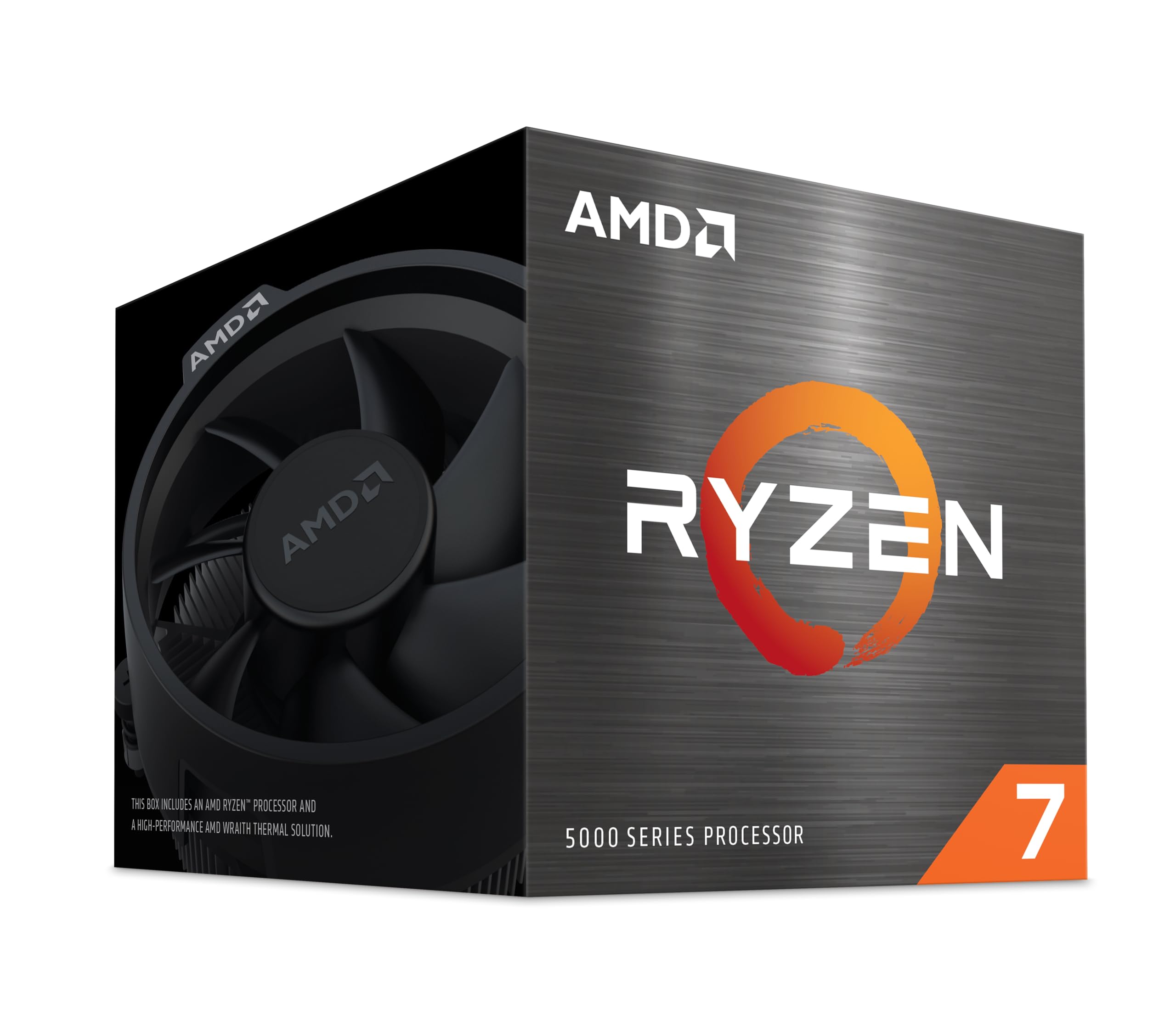 AMD Ryzen 7 5700 8-Core 16-Thread Desktop Processor - High Performance Gaming & Content Creation CPU for PC Builders and Streamers