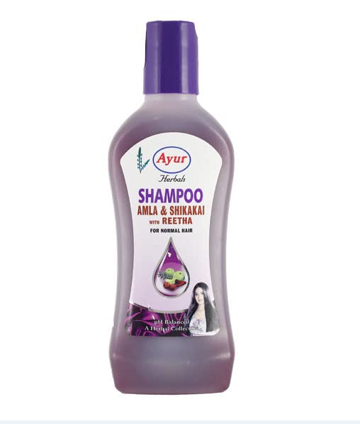 Amla & Shikakai Shampoo with Reetha - 100ml/3.38 Fl Oz - Natural Hair Care for Shine & Growth - Perfect for Daily Use & Scalp Health