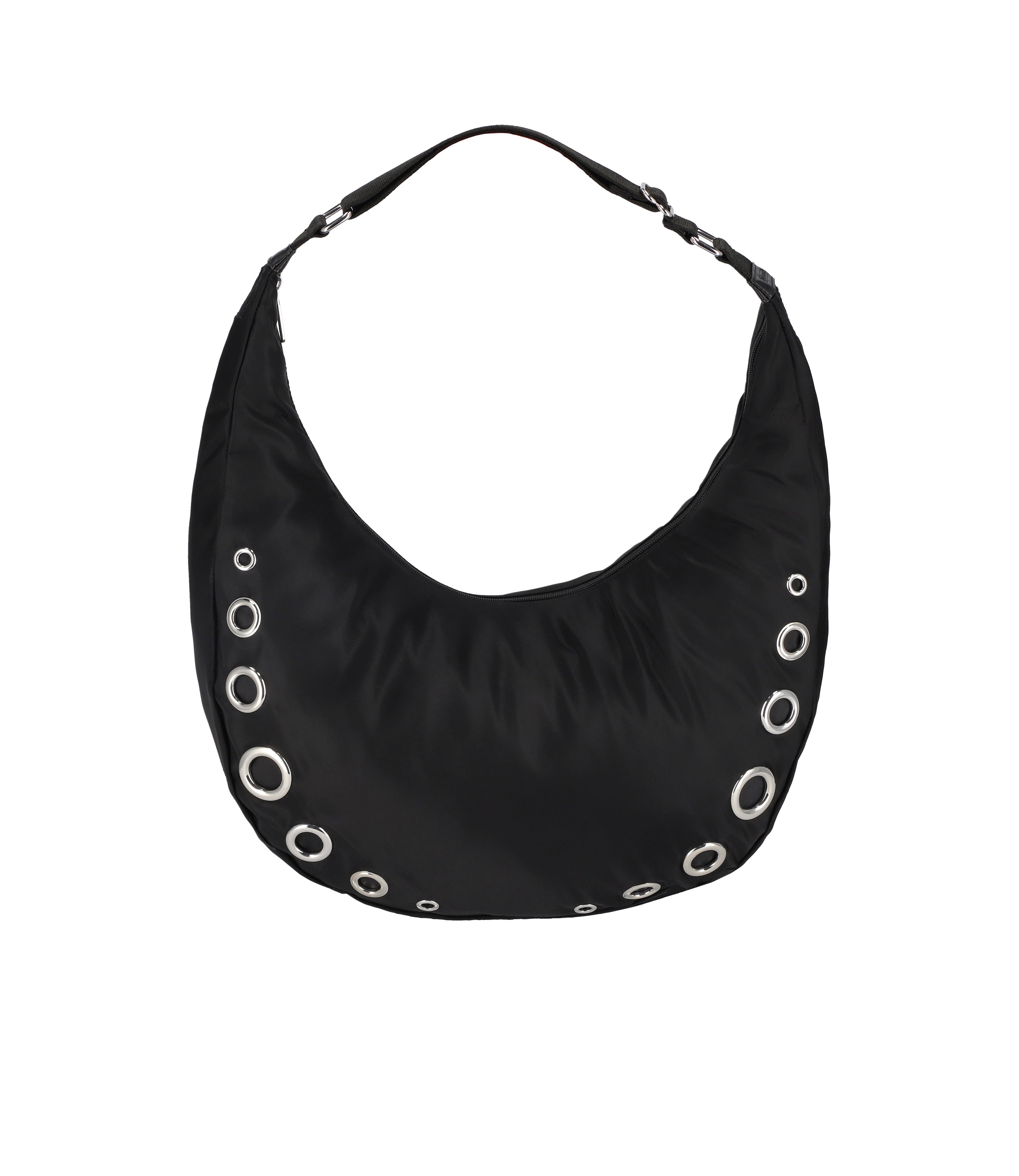 Stylish Grommet Shoulder Bag for Women - Trendy Crossbody Purse with Metal Eyelets - Perfect for Work, Travel & Everyday Use