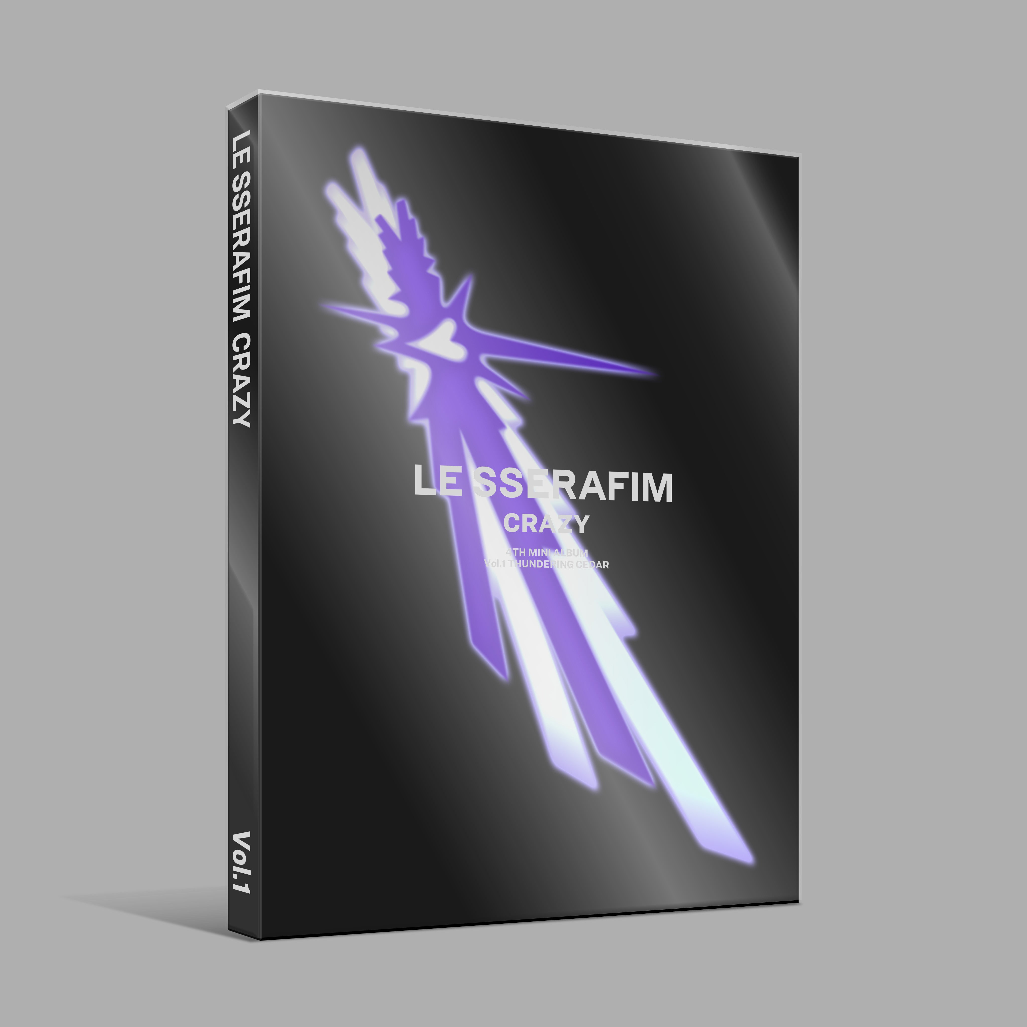 LE SSERAFIM 4th Mini Album 'CRAZY' - K-Pop Music CD + Photobook | Perfect for K-Pop Fans, Collectors & Gift Giving