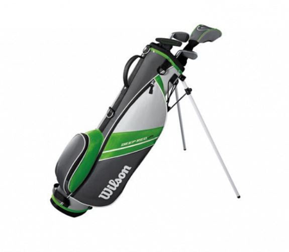 Wilson Deep Red Junior Golf Club Set for Kids Ages 5-8 Years | Perfect for Beginners & Junior Golf Training | Ideal for Backyard Practice, Driving Range & Golf Course Play