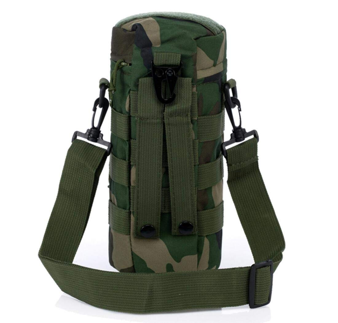 Military Tactical Water Bottle Pouch - Durable Waist Hanging Carrier Bag for Outdoor Hiking, Camping & Survival Gear - Perfect for Hiking, Hunting, and Emergency Preparedness