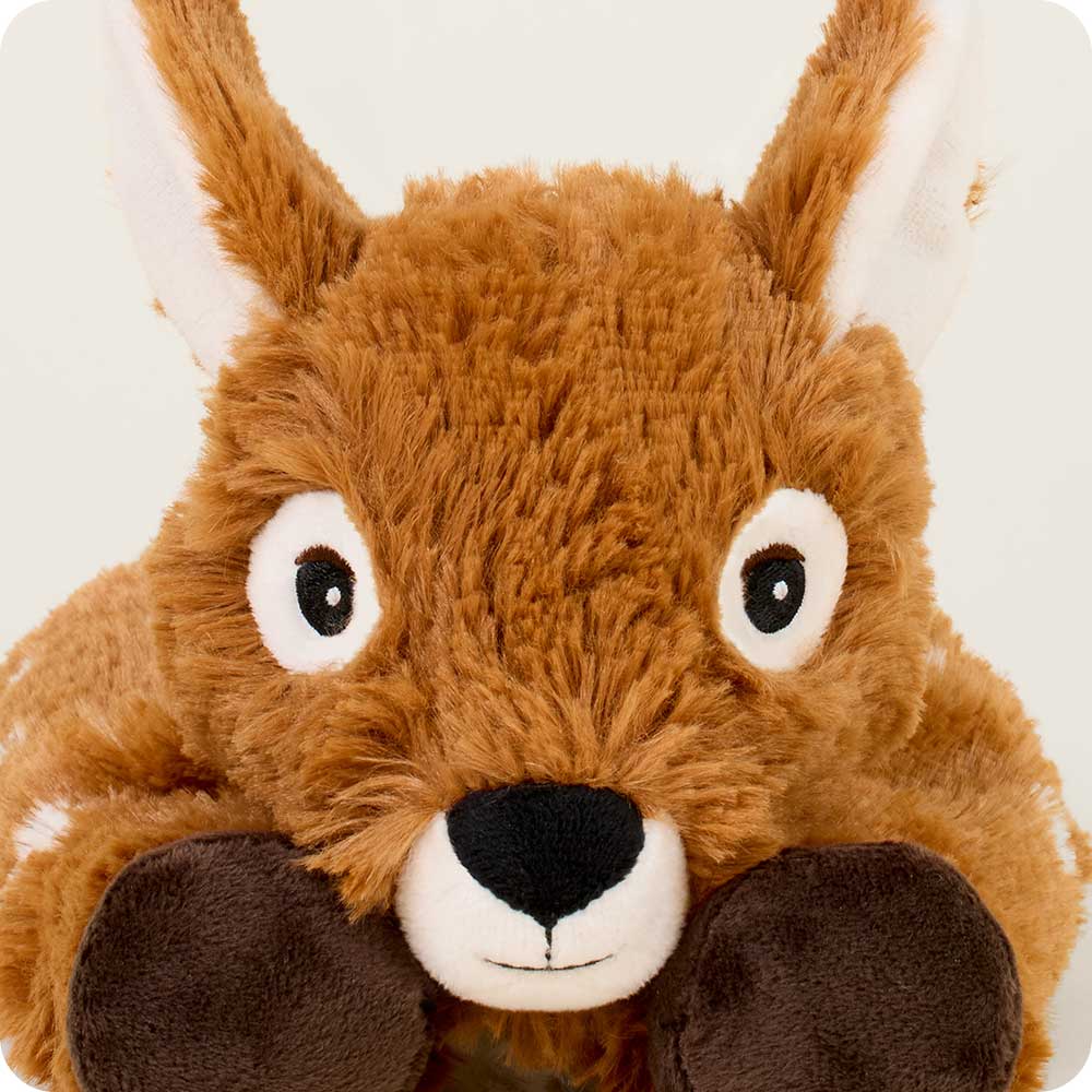 Cozy Warmies Plush Deer Heating Pad - Soft & Comfortable for Relaxation, Stress Relief & Pain Relief - Perfect for Home, Office & Travel Use