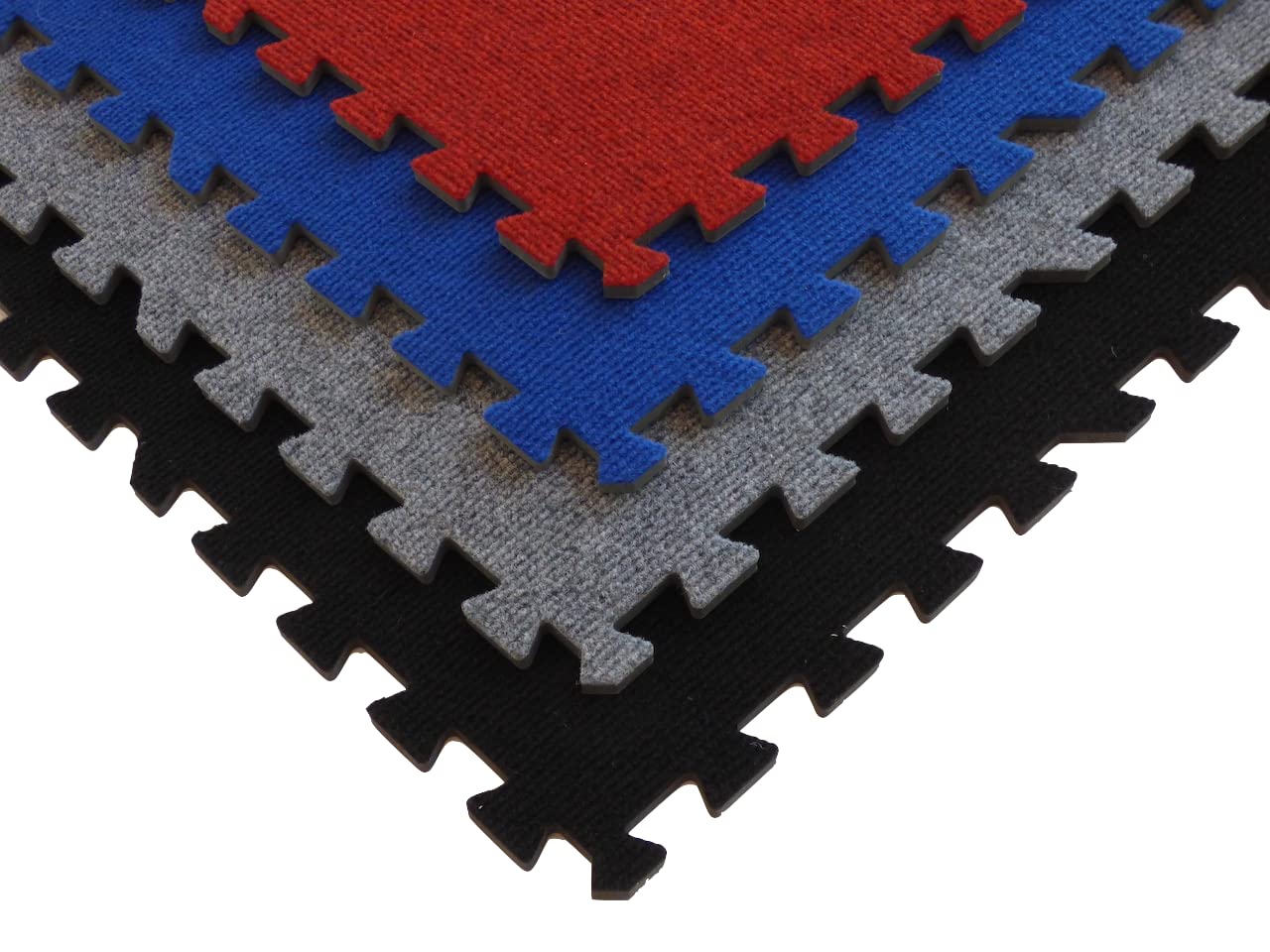 Non-Slip Black Foam Floor Tiles 24