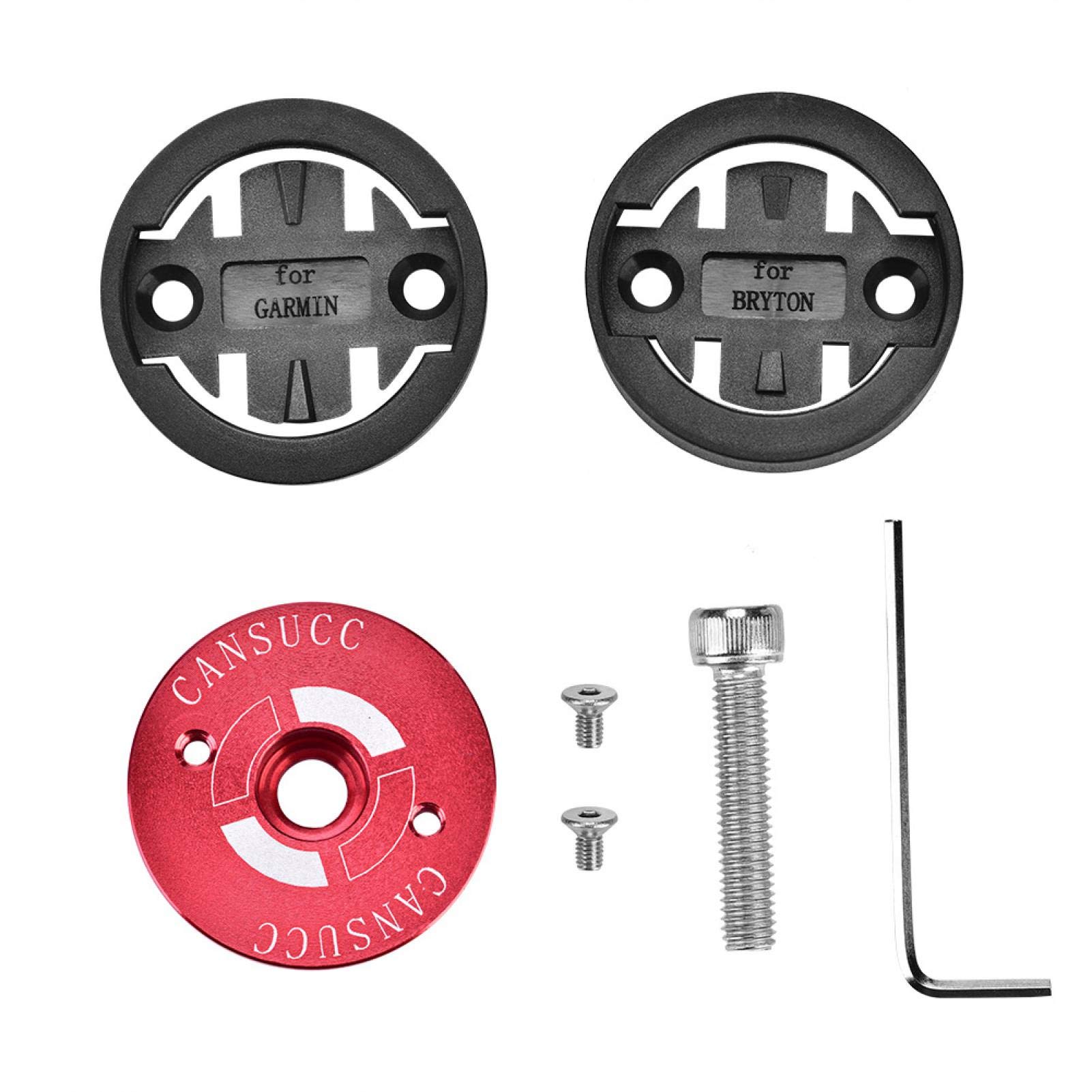 Kuuleyn Bike Computer Holder - Universal Bicycle GPS Mount Bracket for Garmin Bryton R530/R330/R310/R100 - Durable Road Bike Accessory for Cycling, Commuting & Outdoor Adventures (Red)