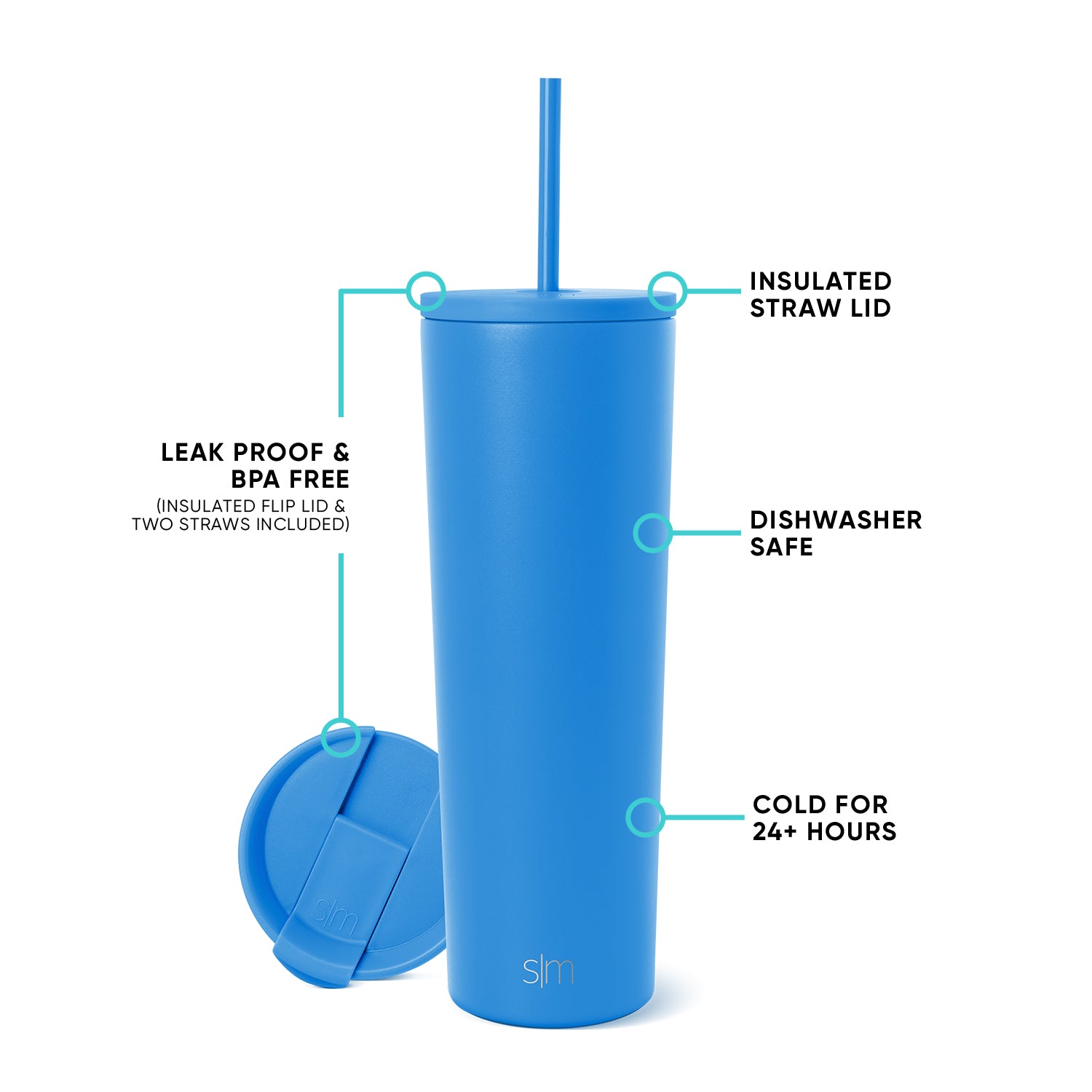 28Oz Classic Stainless Steel Tumbler with Lid & Straw - Vacuum Insulated Hot Cold Cup for Coffee, Tea & Beverages - Perfect for Office, Travel, Gym & Outdoor Activities