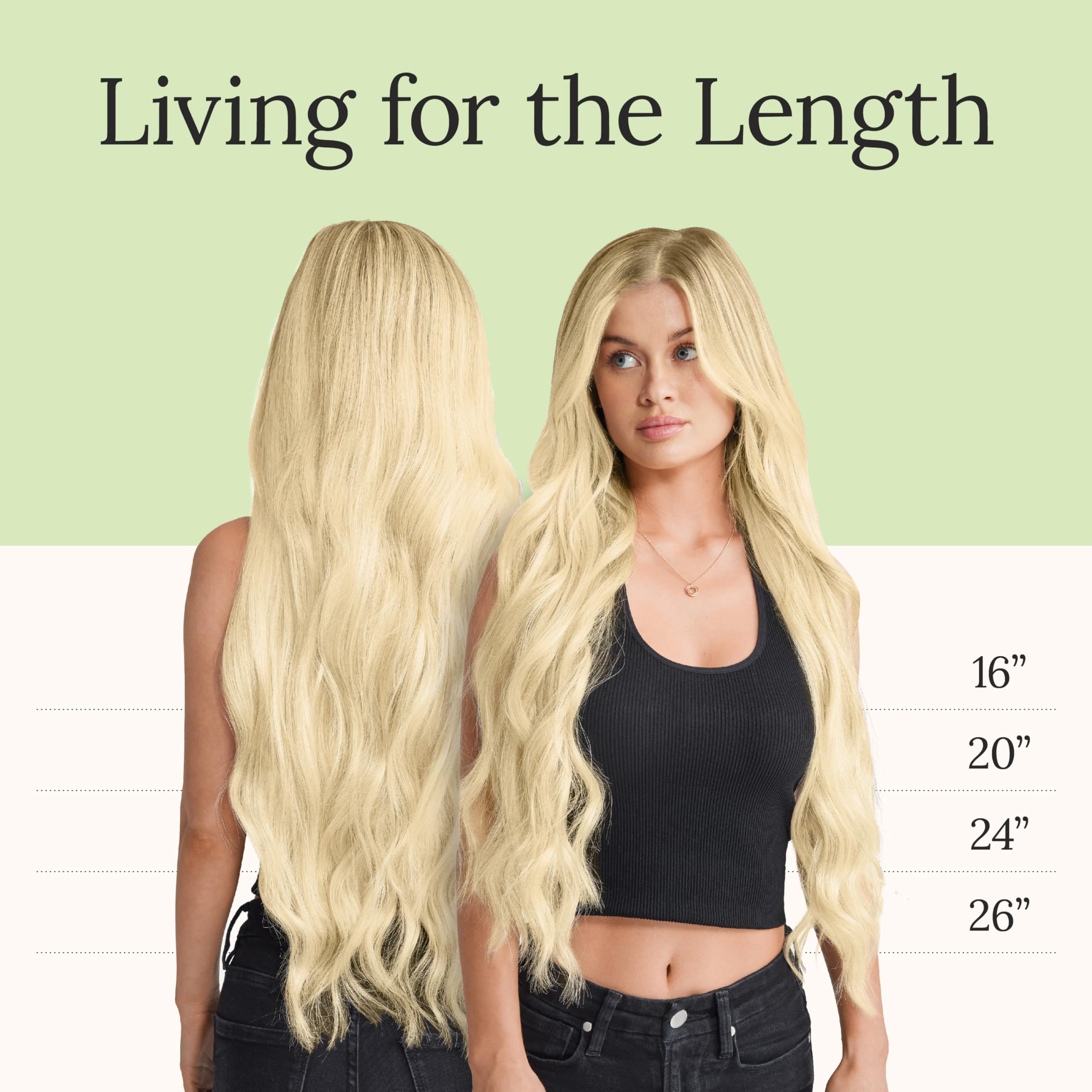 Zala Clip In Hair Extensions - 100% Remy Human Hair - Natural, Silky & Straight Discreet Clip in Extensions - Blend Easy into Natural Hair - 5 Piece Set, Beachy Blonde (125g / 26 inch) - Perfect for Parties, Weddings & Everyday Styling