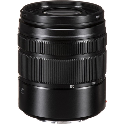 Panasonic Lumix G Vario 45-150mm f/4-5.6 ASPH MEGA OIS Telephoto Zoom Lens (Black) - Perfect for Portrait, Wildlife & Travel Photography