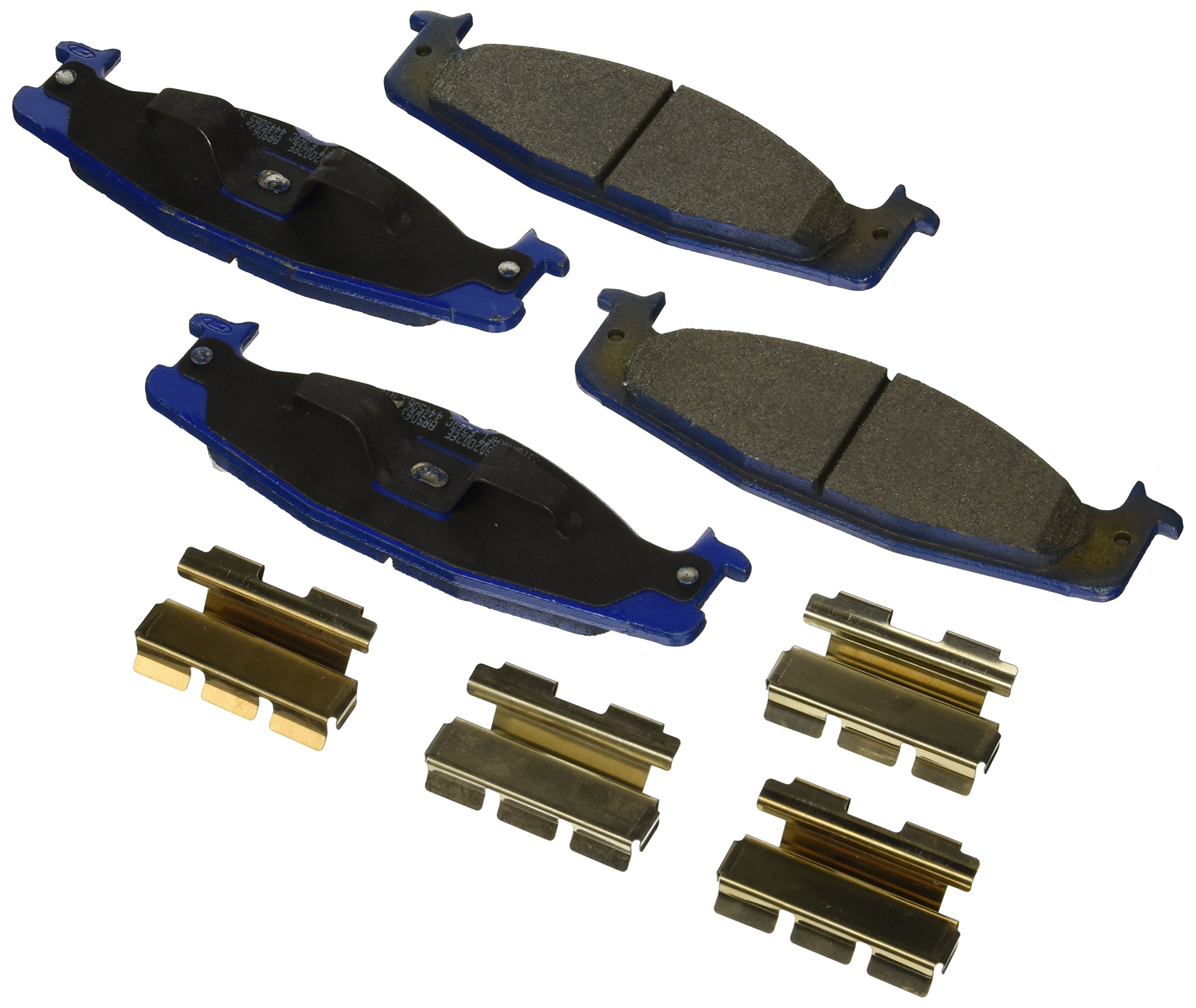 Motorcraft Brake Pad Kit - Premium Quality Front & Rear Brake Pads for Ford, Lincoln Vehicles - Perfect for Daily Commuting, Highway Driving & Heavy-Duty Use