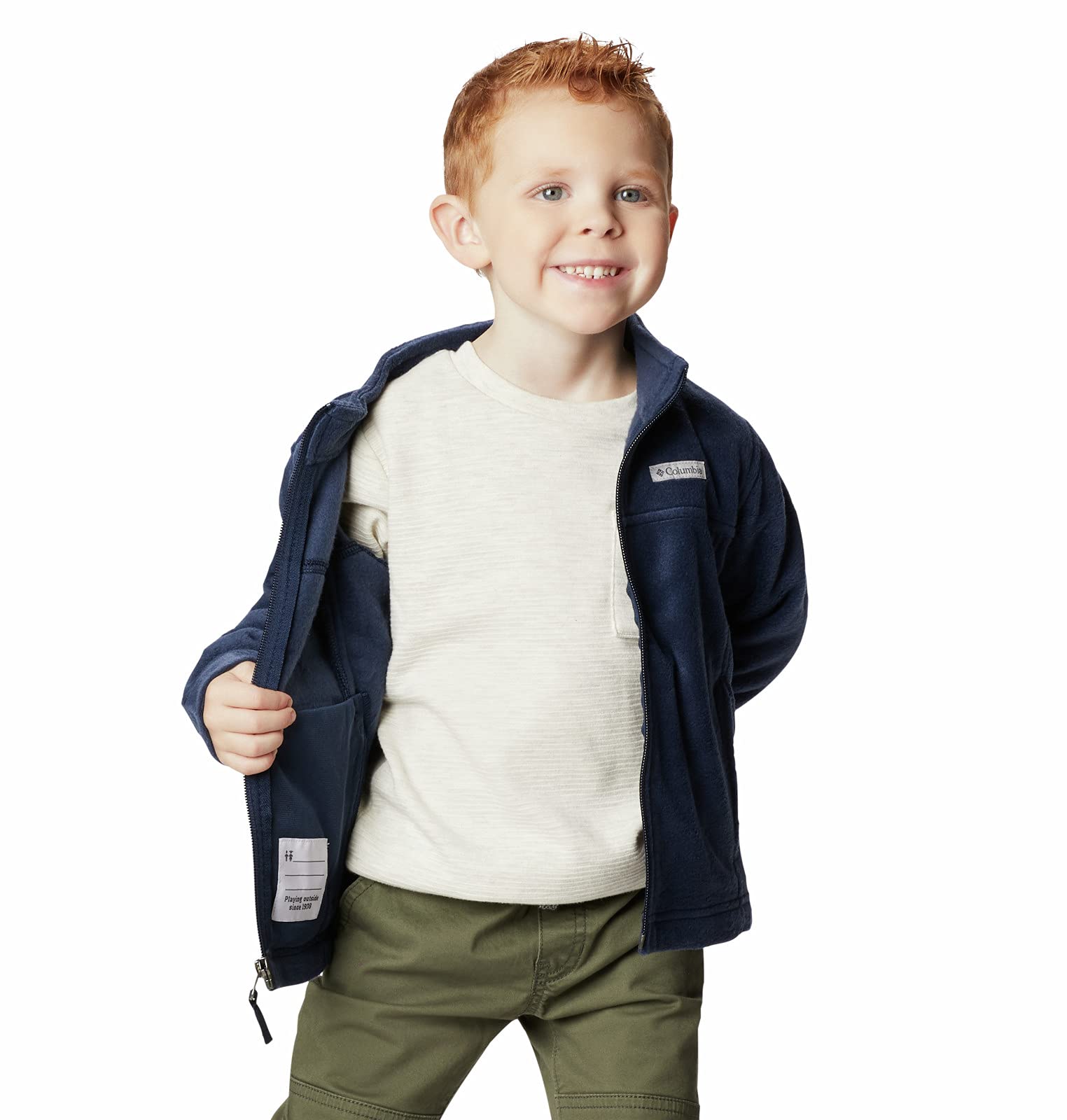 Columbia Boys' Steens Mountain II Fleece Jacket - Soft & Warm Classic Fit Pullover for Toddlers & Kids - Perfect for Outdoor Play, School & Winter Adventures