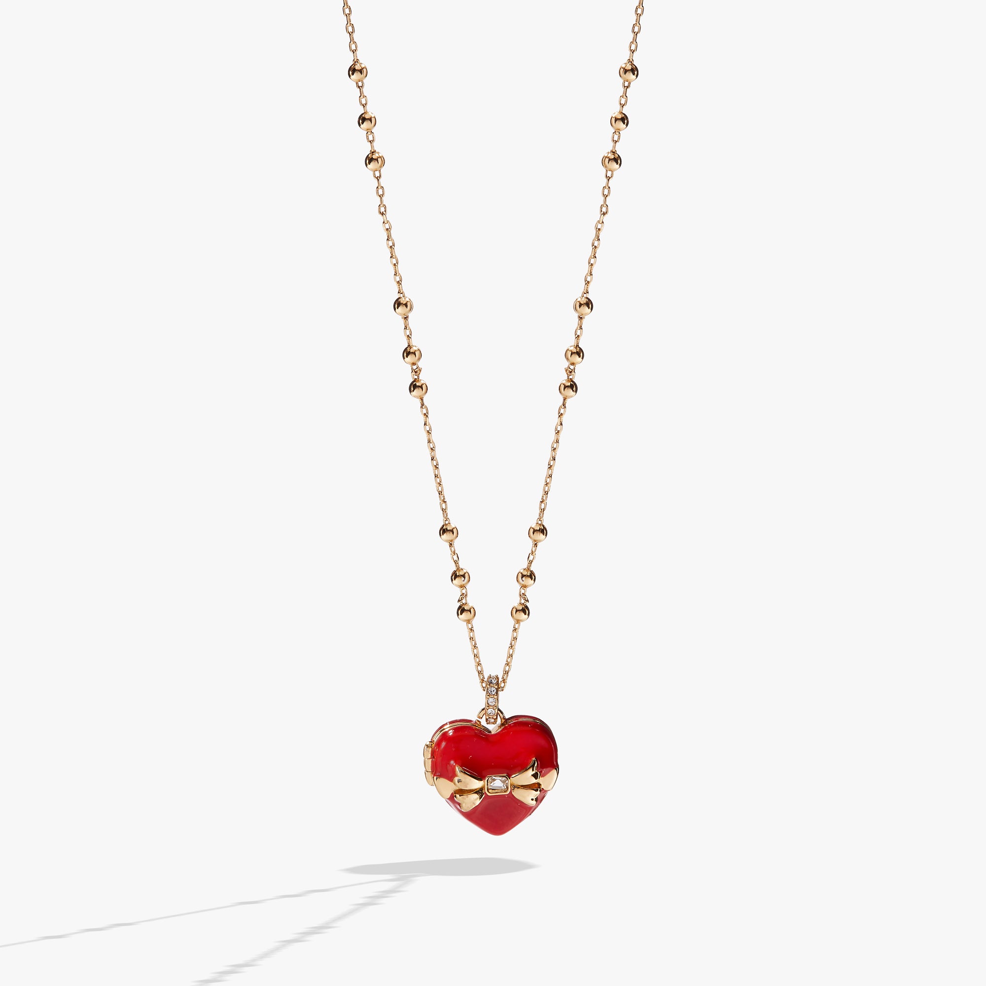 Elegant Heart-Shaped Chocolate Locket Necklace - Perfect Gift for Valentine's Day, Anniversary & Romantic Occasions