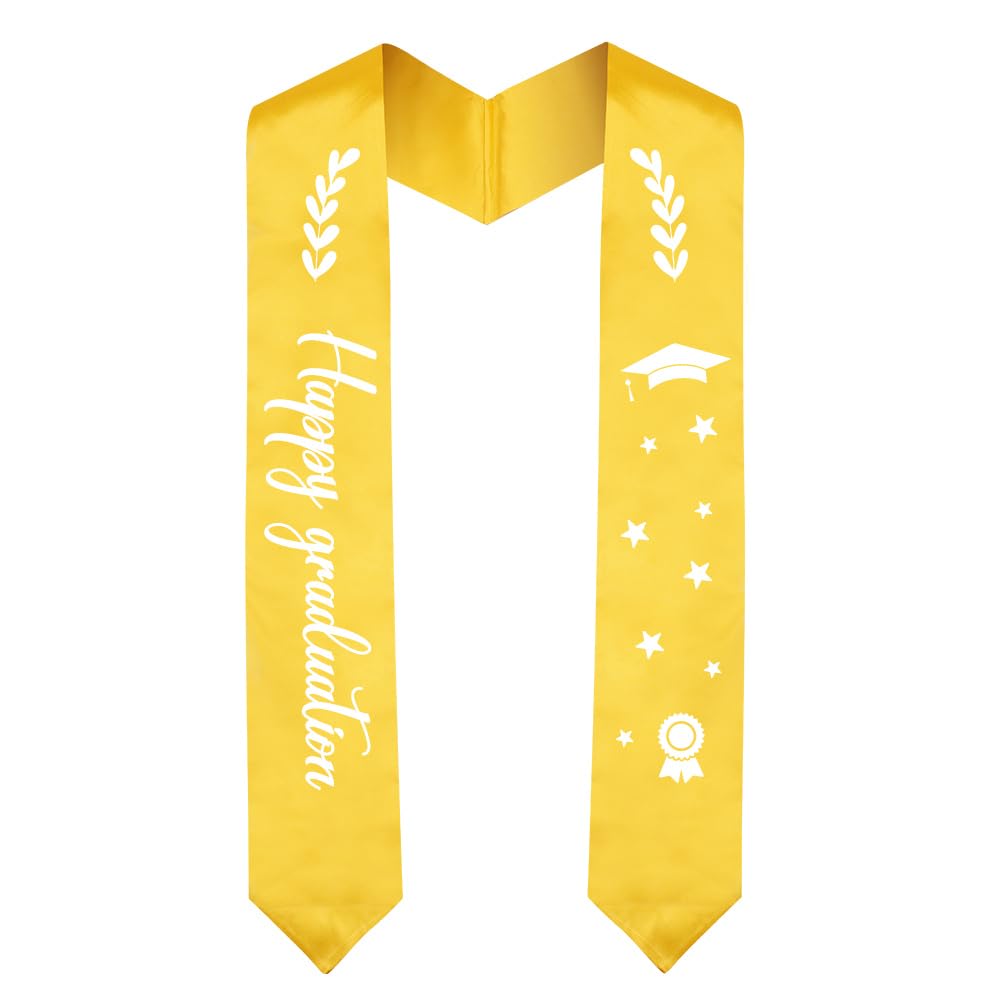 2025 Graduation Stole & Sash - Unisex Honor Stole for College & High School Graduation Ceremonies - Perfect for Graduation Photos & Commencement Events