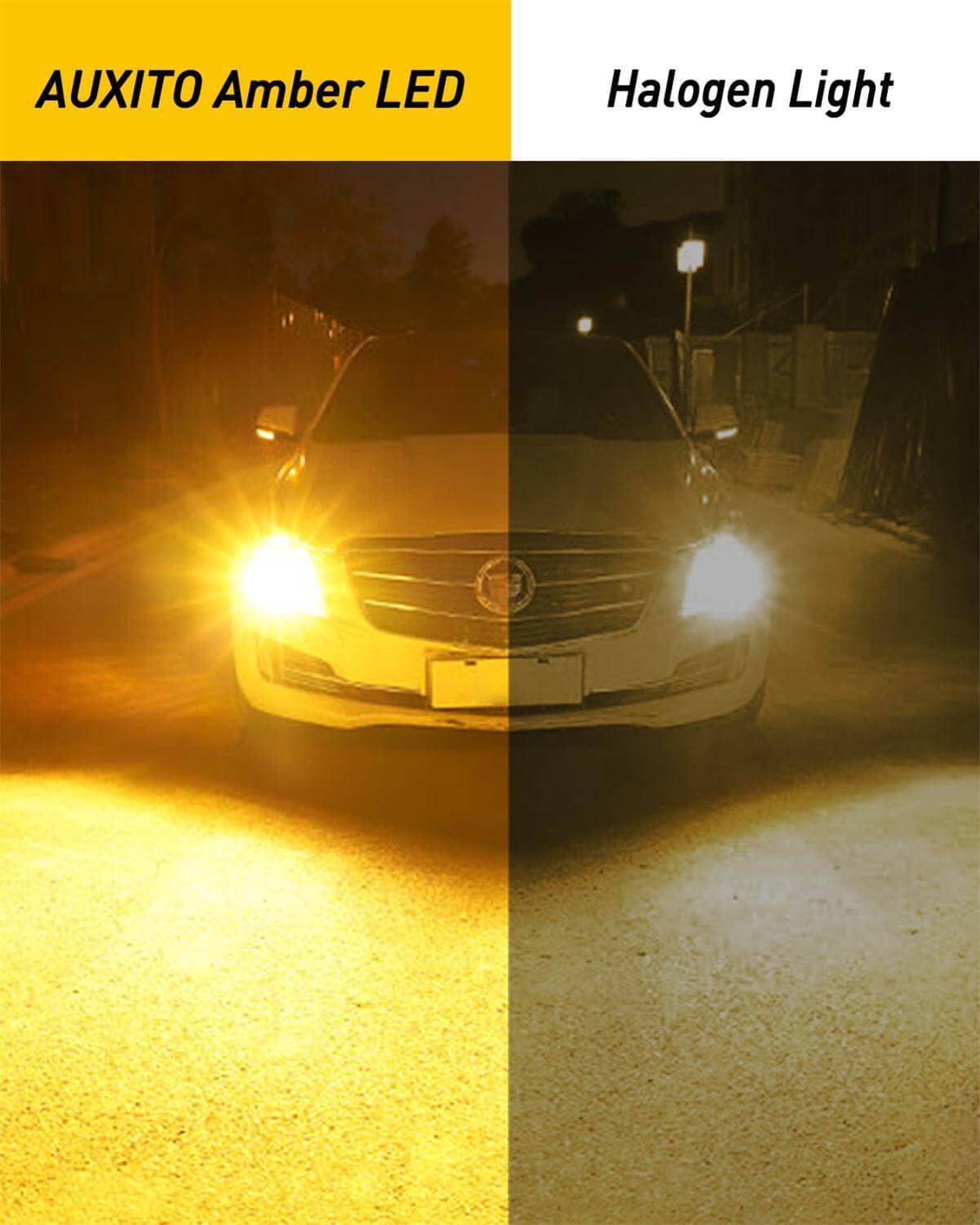 7440/7443 Amber Yellow LED Bulb - High Visibility Turn Signal & Blinker Light for Cars, Trucks, Motorcycles - Perfect for Daytime Safety & Night Driving