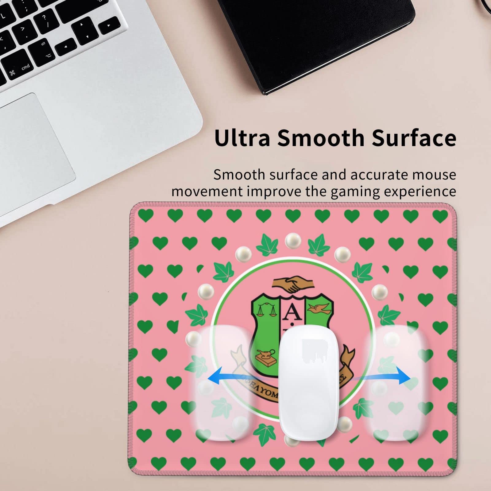 Custom Mouse Pad - Waterproof Non-Slip Rubber Base with Stitched Edge - Smooth Surface for Computer & Laptop (10x12 Inches) - Perfect Office Desk Accessory, Gaming Setup & Work from Home Gift Idea