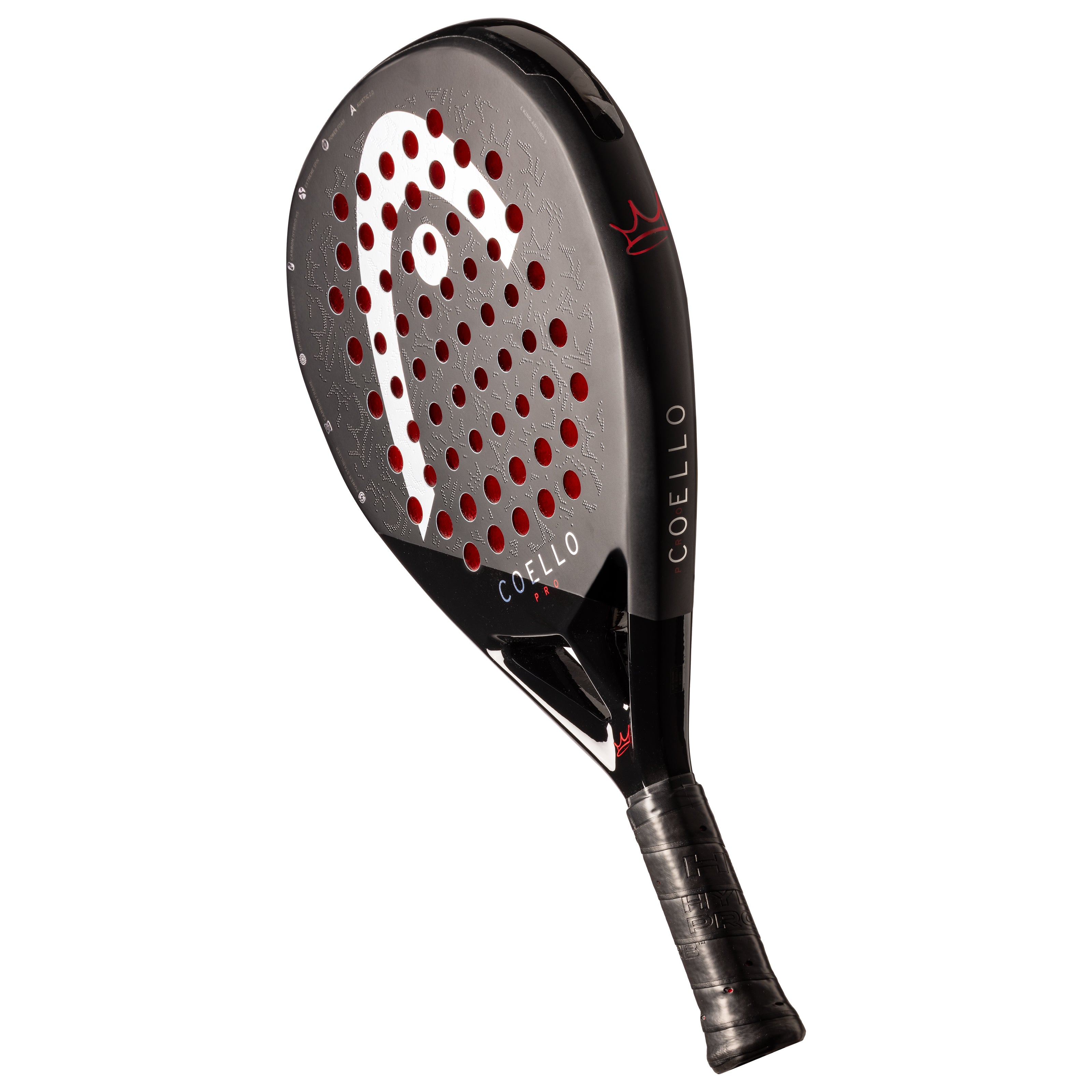 Head Coello Pro Padel Racquet - Premium Carbon Fiber Paddle Tennis Racket for Advanced Players | Perfect for Competitive Matches & Training Sessions