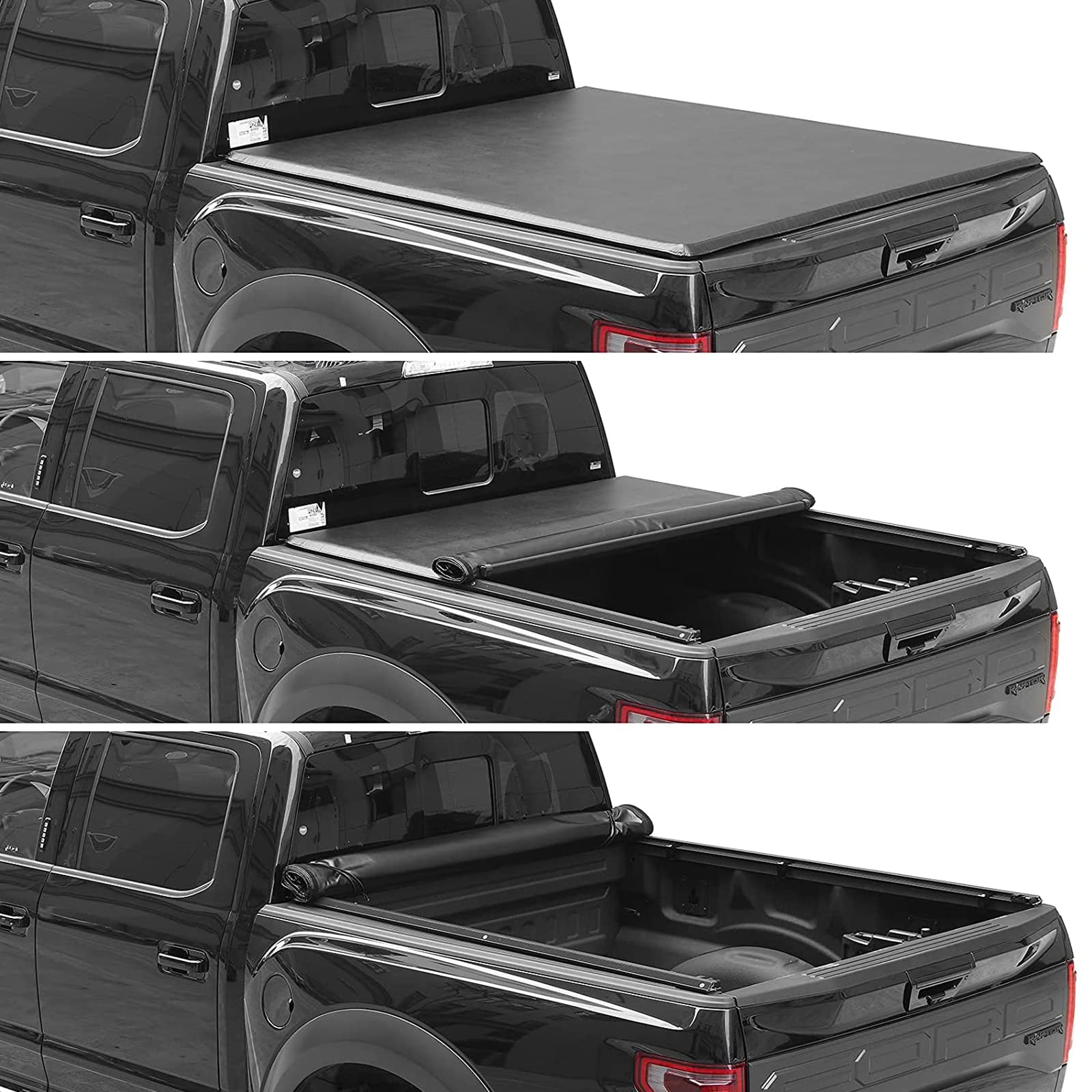 Soft Roll-up Truck Bed Cover for 2009-2025 Dodge Ram 1500 | 5'7