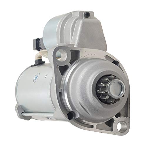 RAREELECTRICAL New 12 Volt 10 Tooth Starter Motor - Compatible with Volkswagen Europe Caddy 1996-2000 (Part #02A911023BX) - Perfect for Engine Repair & Replacement