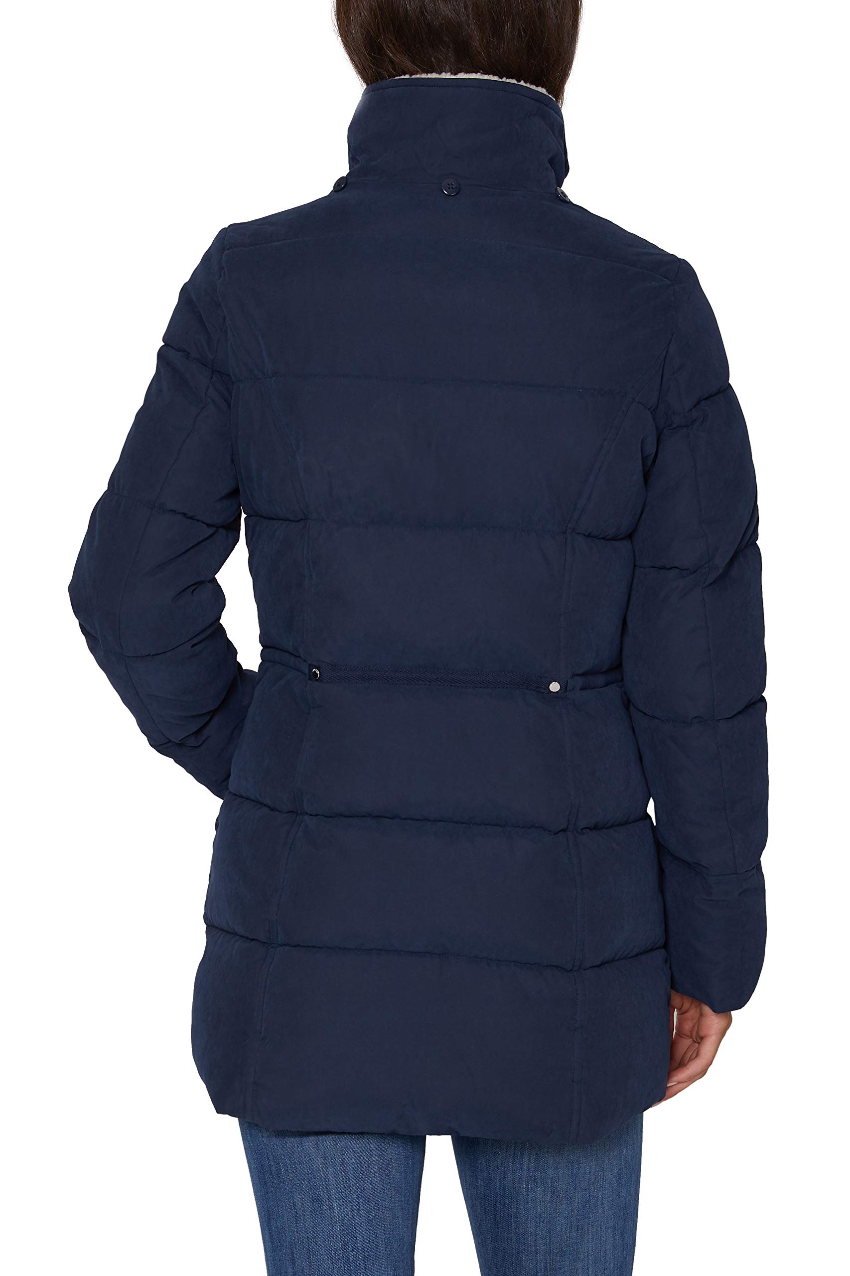 Nautica Women's Heavyweight Microfiber Down Parka Coat - Warm Winter Jacket for Outdoor Activities & Cold Weather