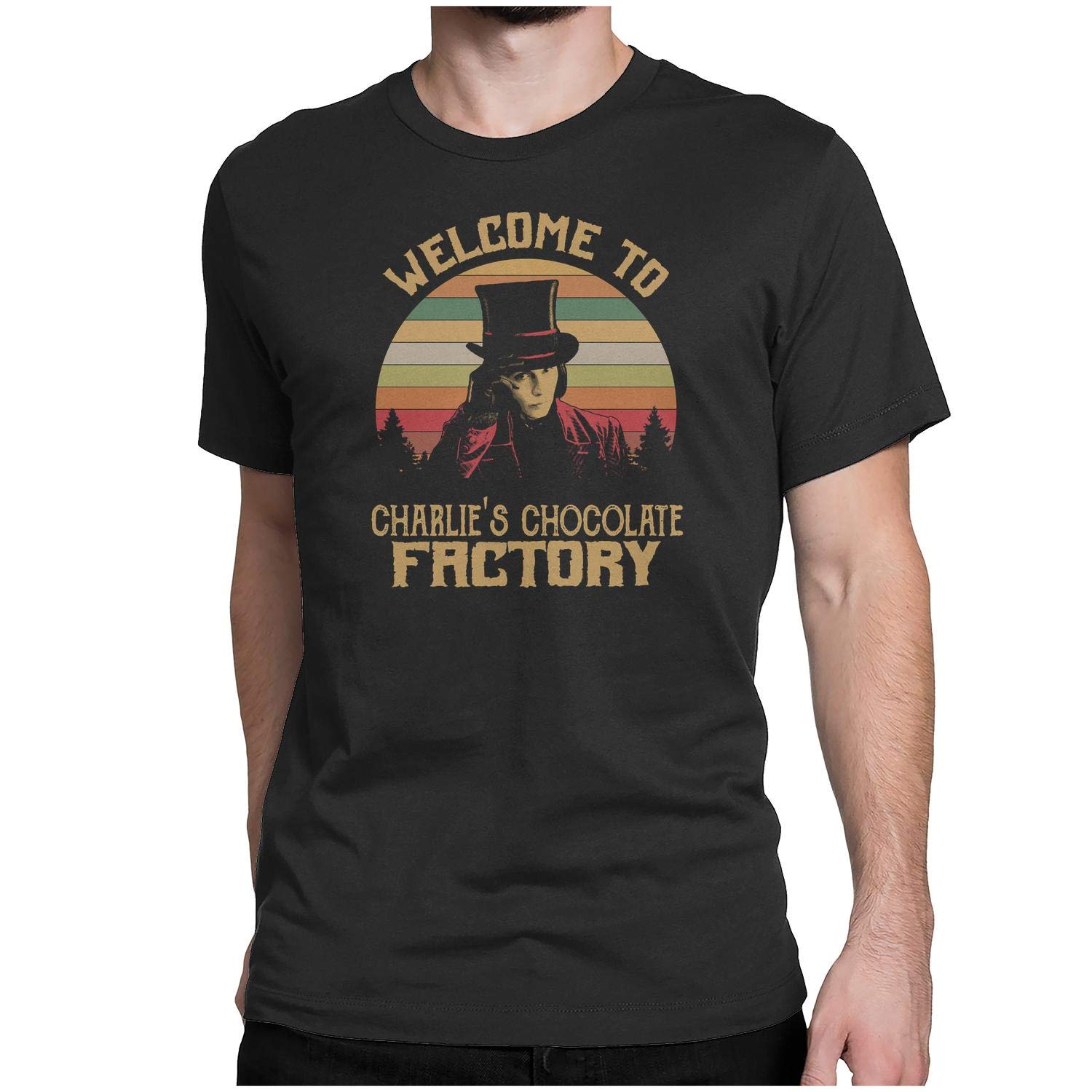 Charlie's Chocolate Factory Vintage Retro T-Shirt | Classic Movie Inspired Tee for Men & Women | Perfect for Halloween Costumes, Movie Nights & Fan Gifts
