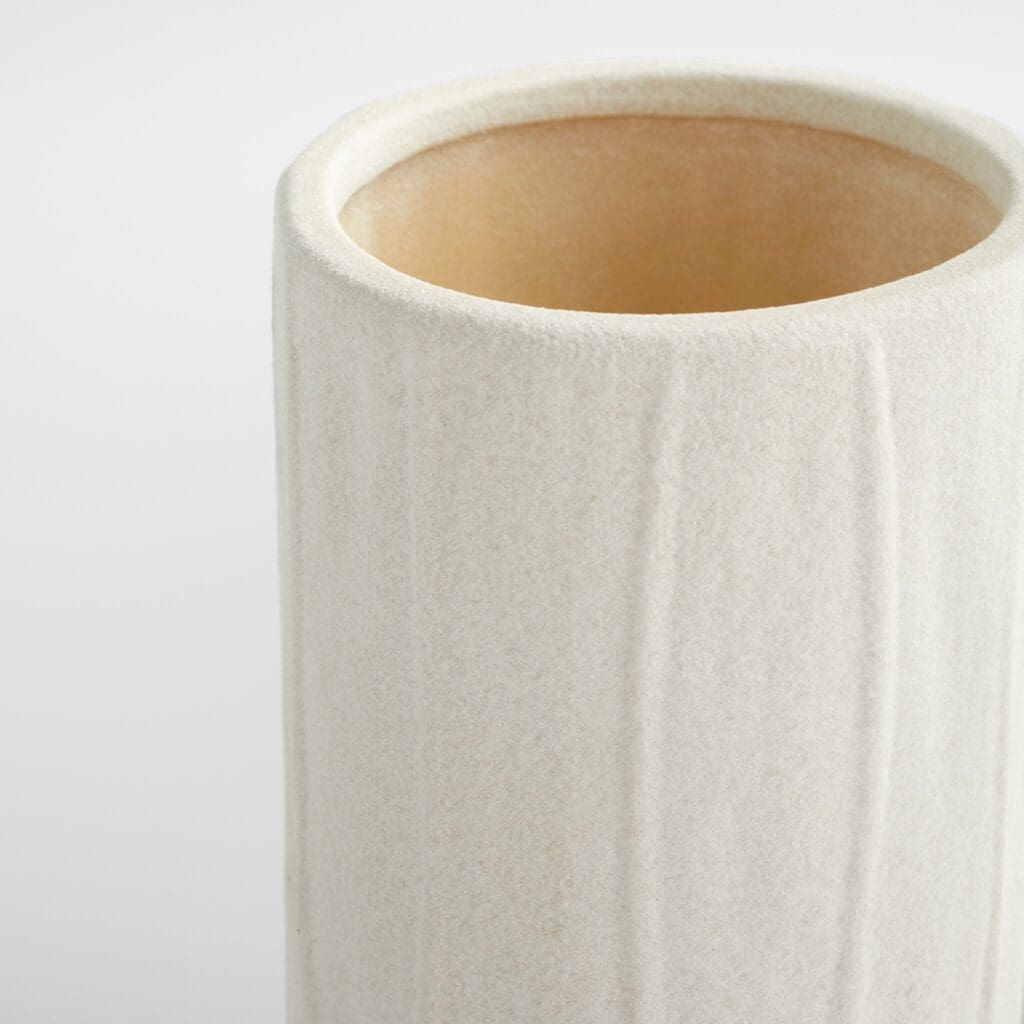 Cyan Design 11466 Astreae Vase - Elegant White Ceramic Vase for Home Decor, Wedding Centerpiece & Floral Arrangements