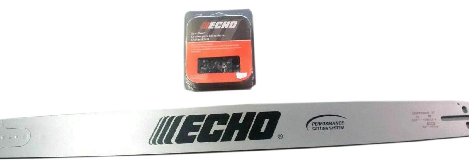 27DOPS3893 + 72LGX93CQ Echo 27-Inch Bar and Chain Combo Replacement for CS-600 & CS-8000 Chainsaws - Perfect for Wood Cutting, Tree Trimming, and Forestry Work