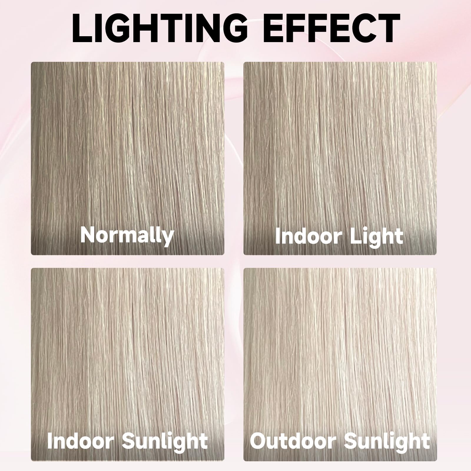Platinum Blonde Lace Front Wig Human Hair #60 Straight HD Lace Frontal Wigs - Preplucked with Baby Hair 180% Density Brazilian Remy Human Hair for Women 26 Inch - Perfect for Cosplay, Daily Wear & Special Occasions