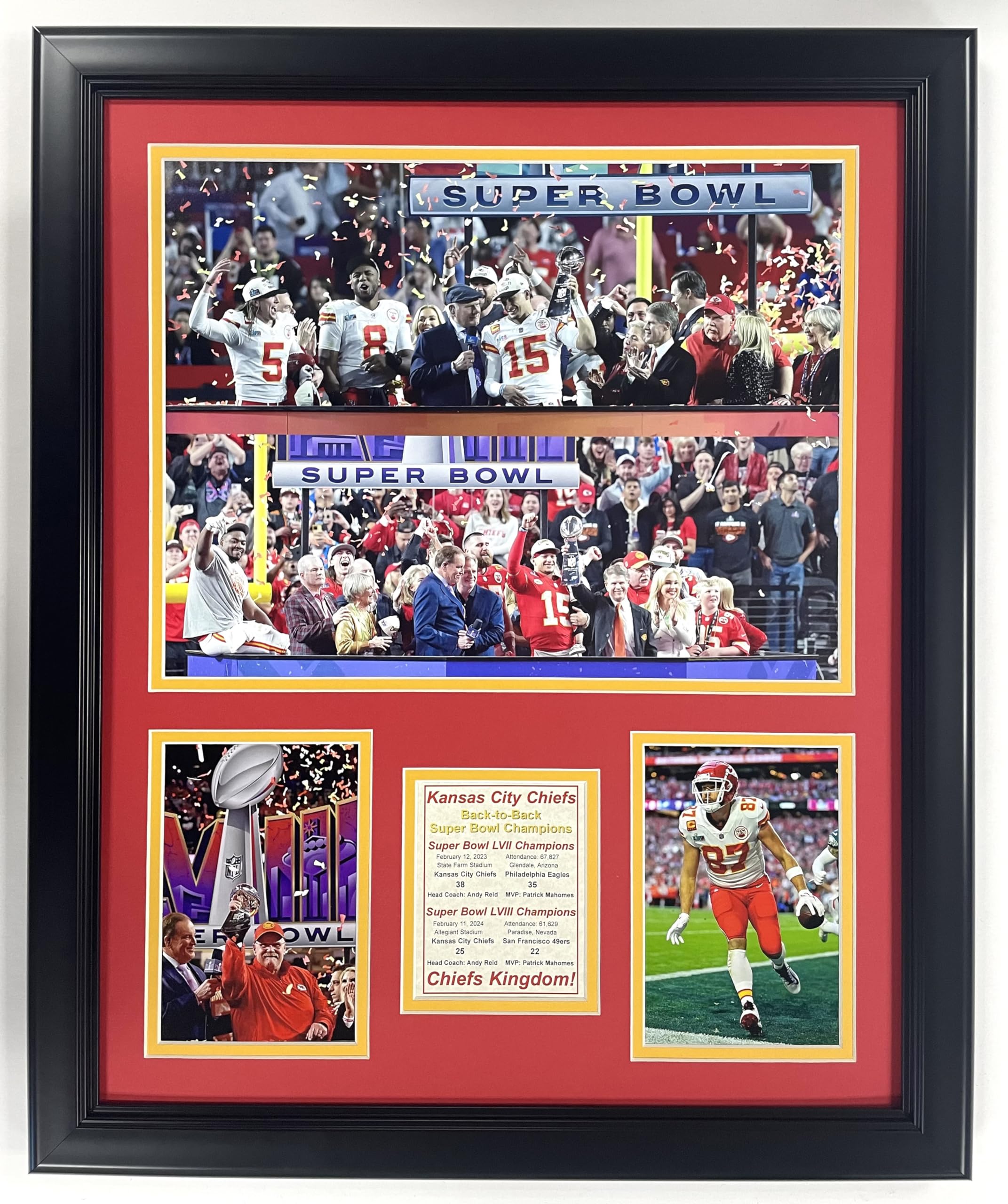 2023 LVIII Champions Framed Photo Collage - 18